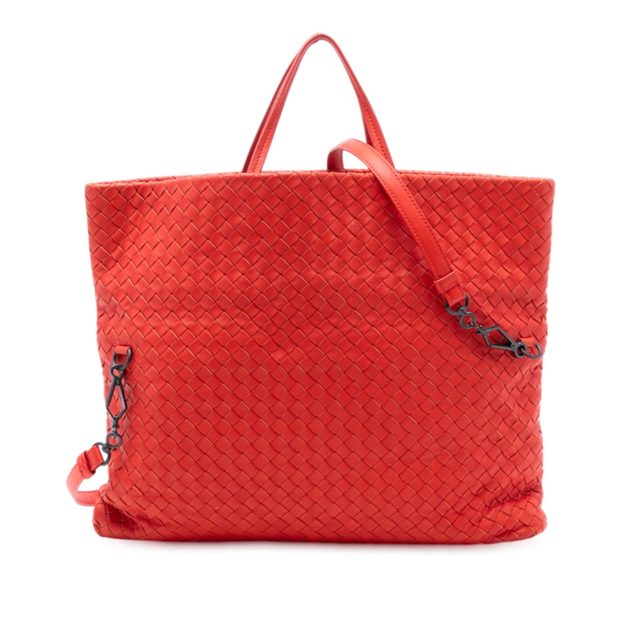 Bottega Veneta Nappa Intrecciato Fold Over Satchel