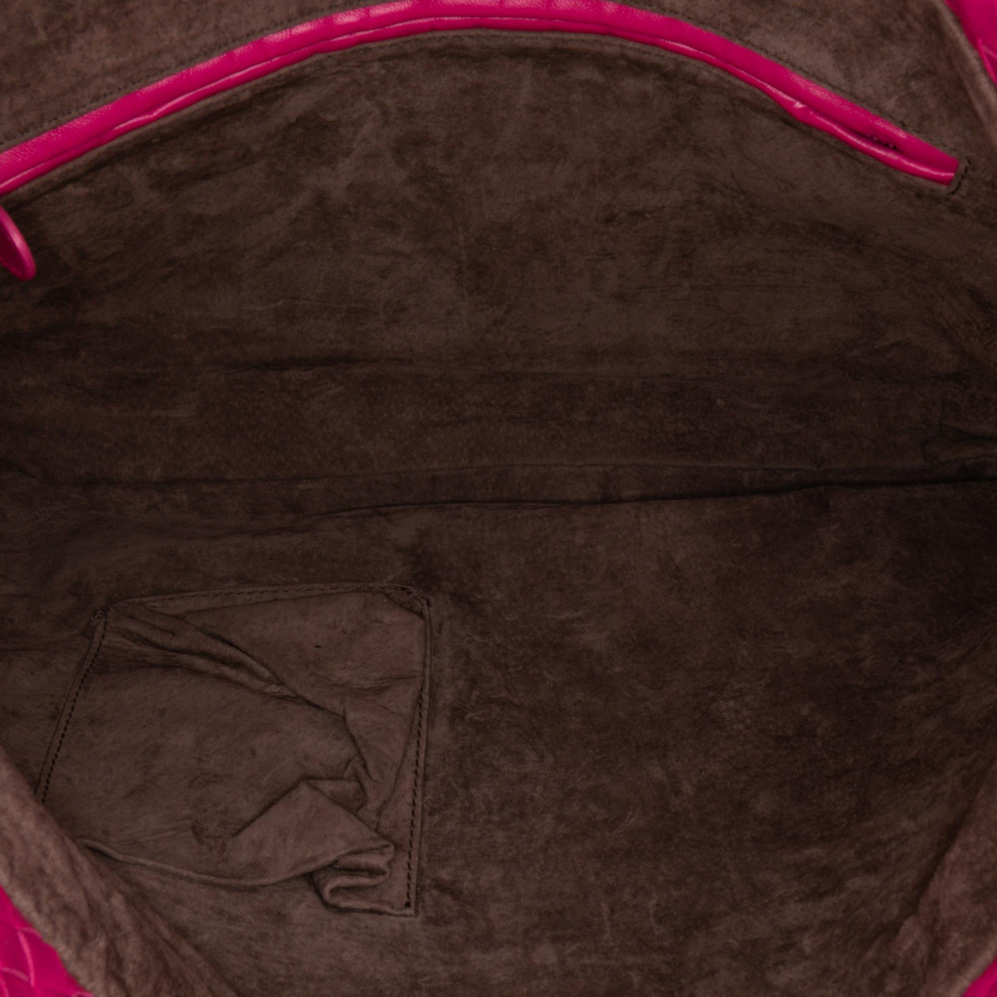 Bottega Veneta Nappa Intrecciato Fold Over Tote