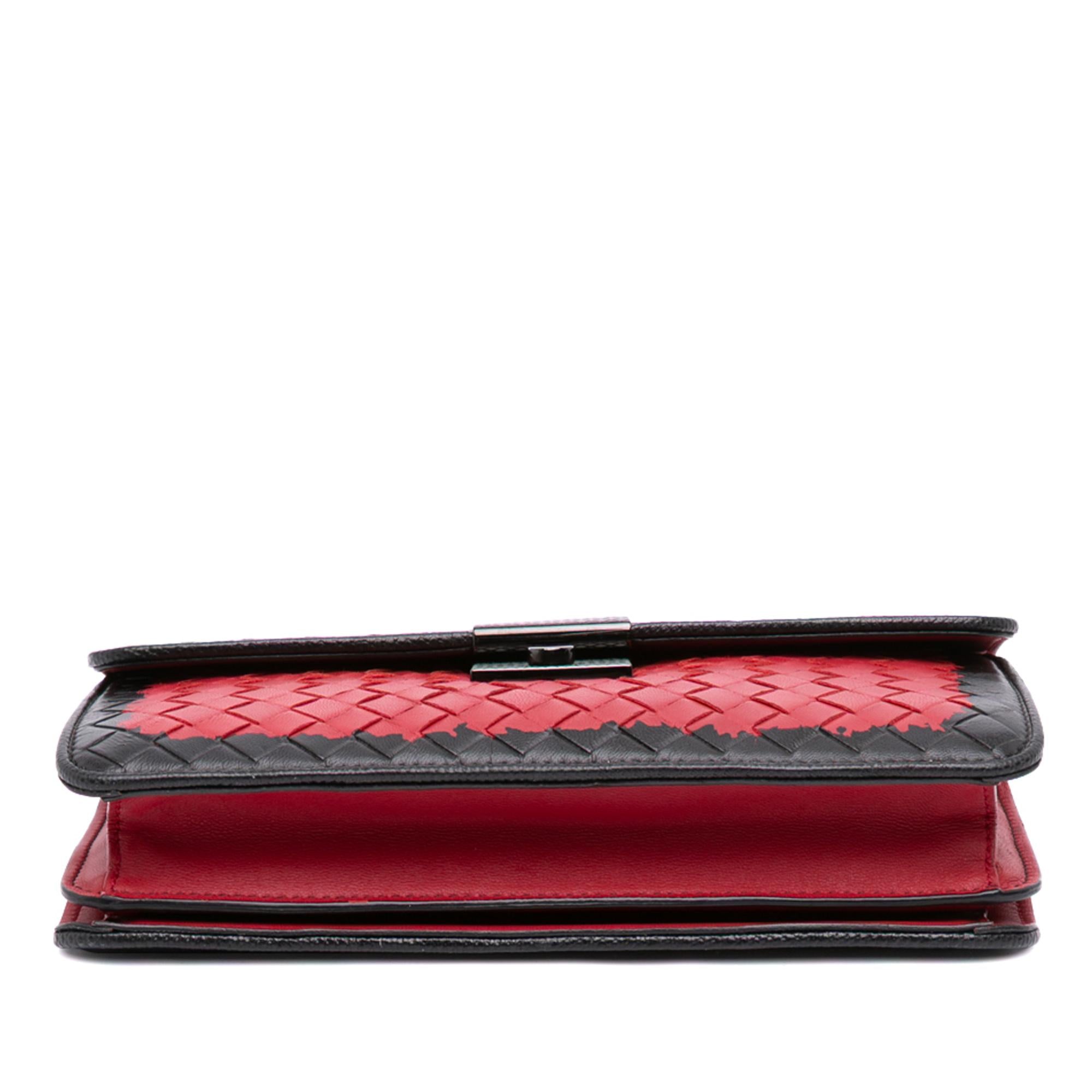 Bottega Veneta Nappa Intrecciato Glass Shoulder Bag