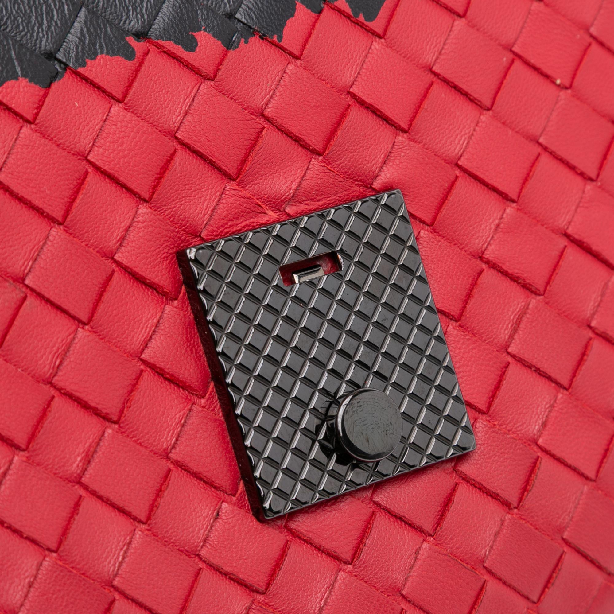 Bottega Veneta Nappa Intrecciato Glass Shoulder Bag