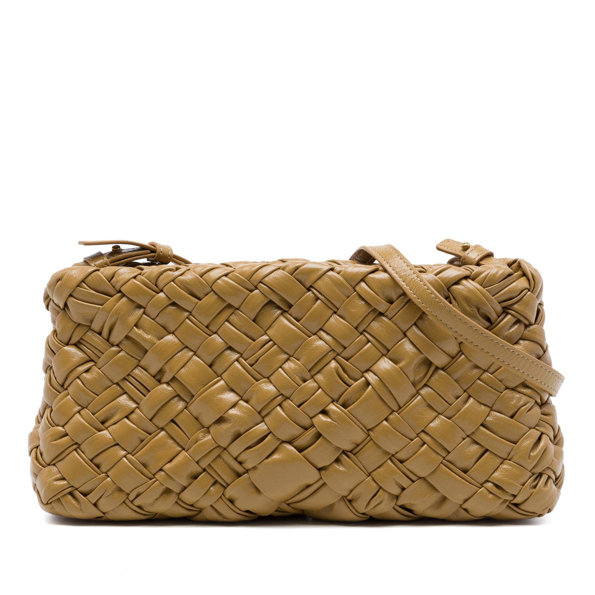Bottega Veneta Nappa Intrecciato Kalimero Cha Cha Shoulder Bag