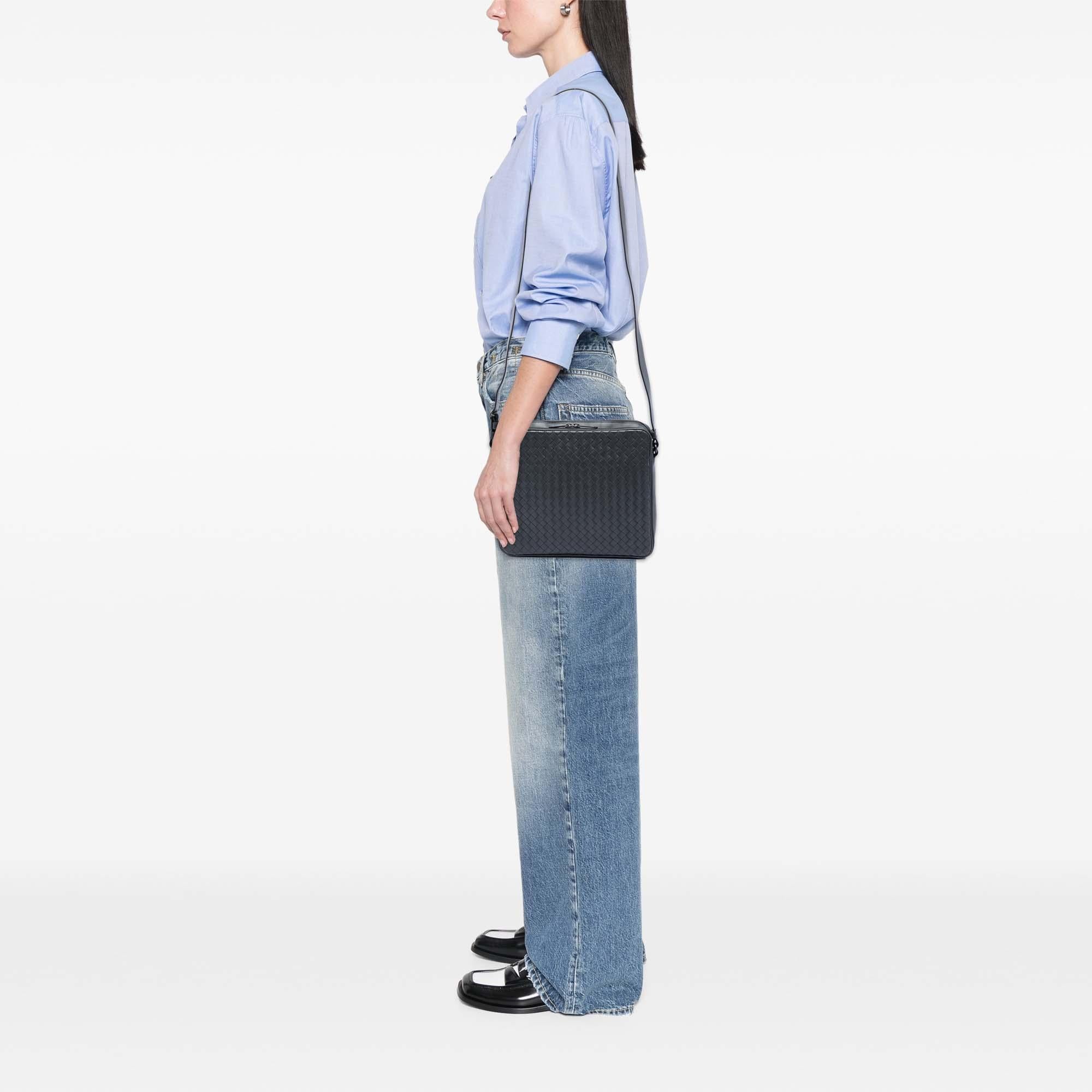 Bottega Veneta Nappa Intrecciato Messenger Bag