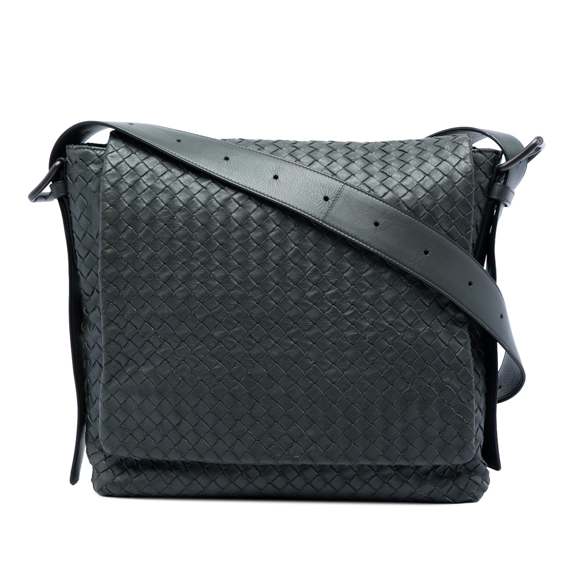Bottega Veneta Nappa Intrecciato Messenger Bag