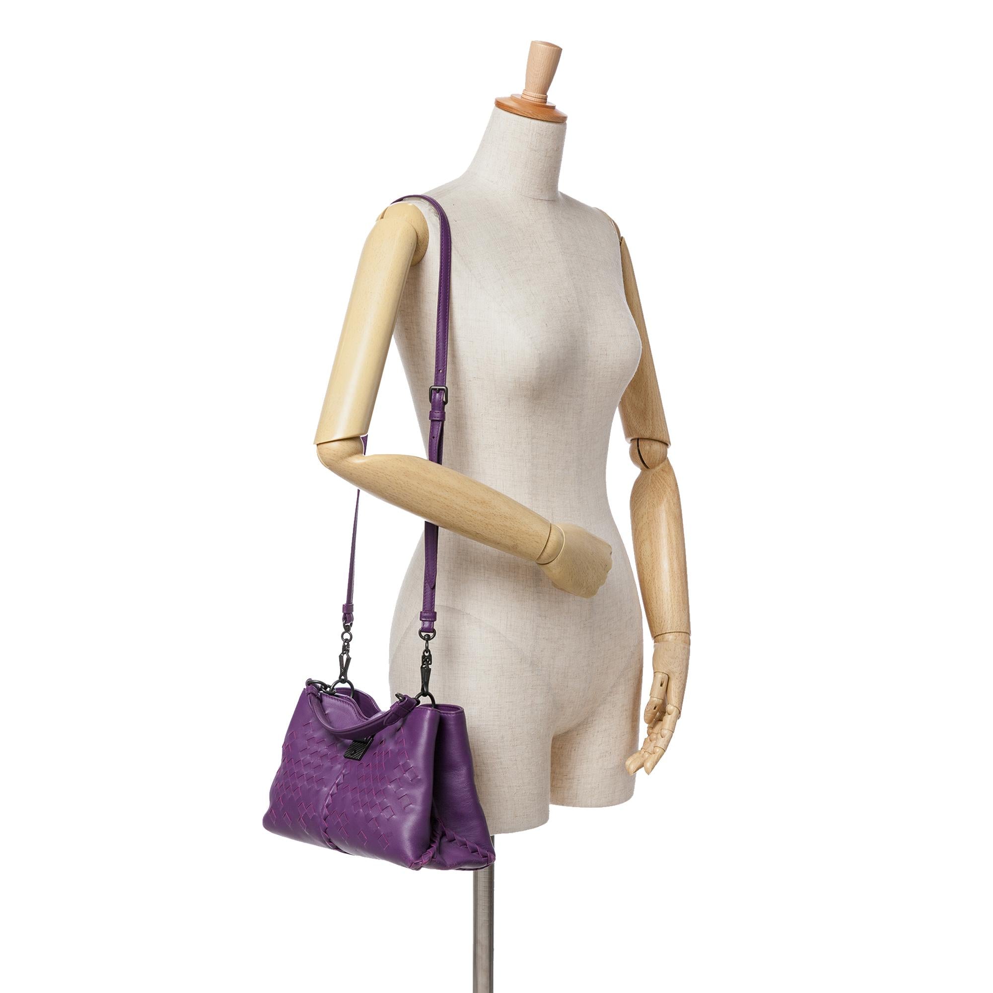 Bottega Veneta Nappa Intrecciato Napoli Satchel
