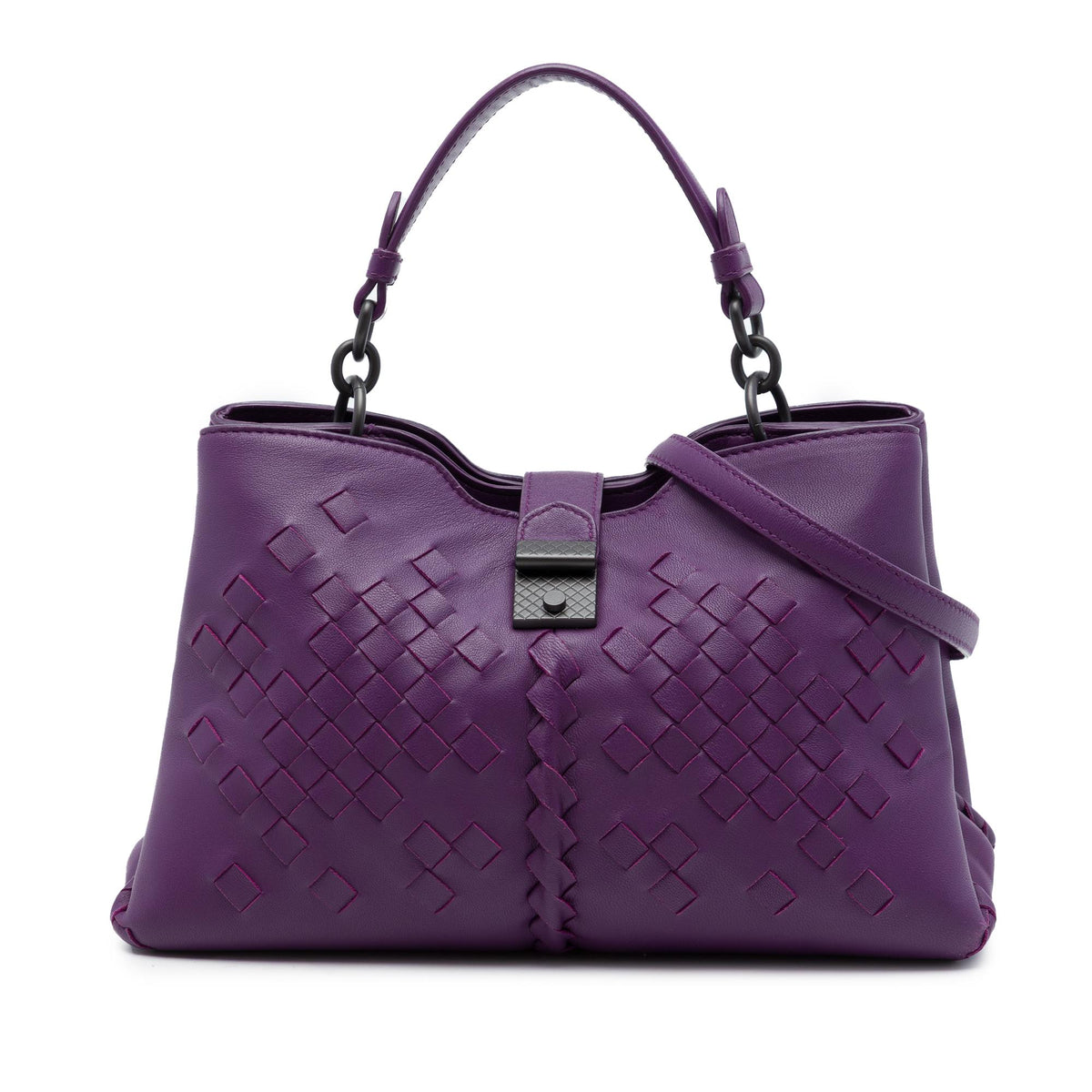 Bottega Veneta Nappa Intrecciato Napoli Satchel