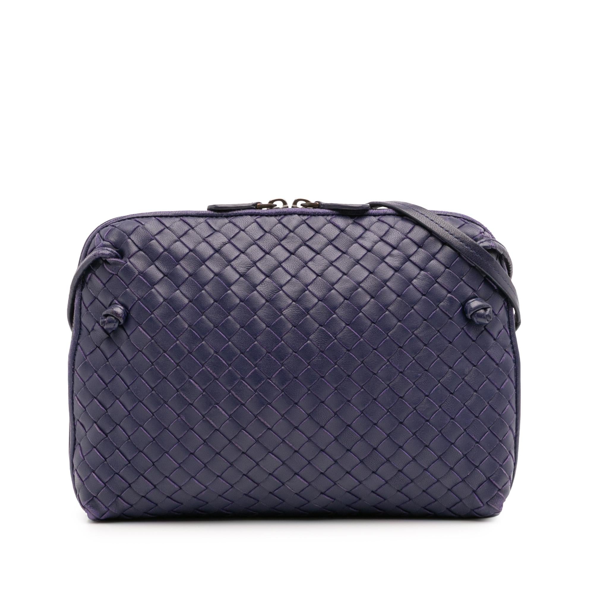 Bottega Veneta Nappa Intrecciato Nodini Crossbody