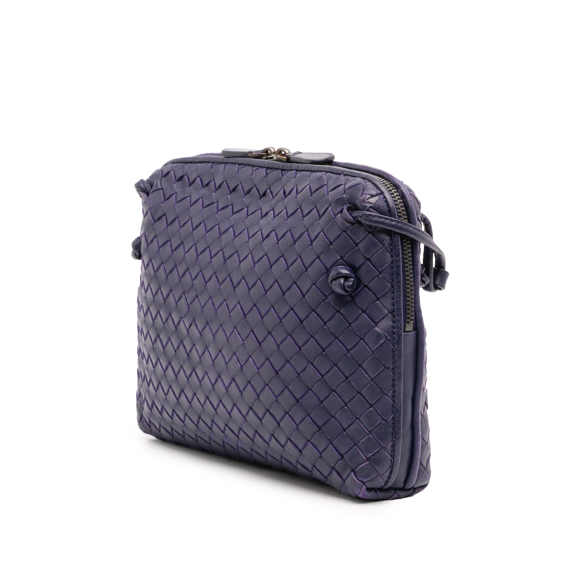 Bottega Veneta Nappa Intrecciato Nodini Crossbody
