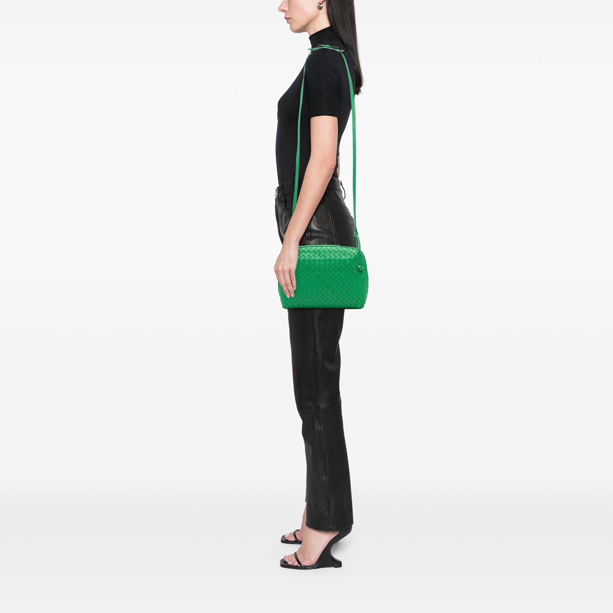 Bottega Veneta Nappa Intrecciato Nodini Crossbody