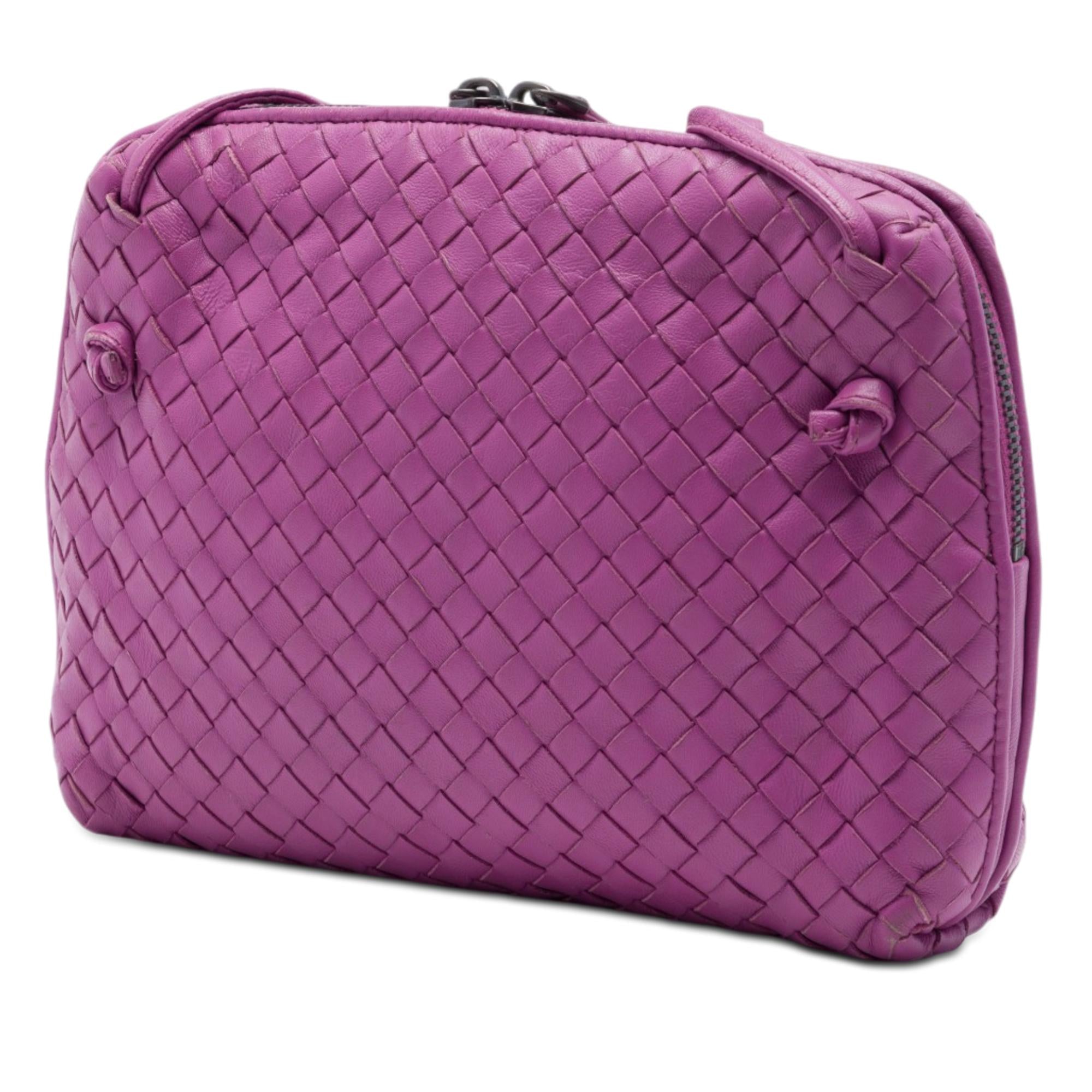 Bottega Veneta Nappa Intrecciato Nodini Crossbody