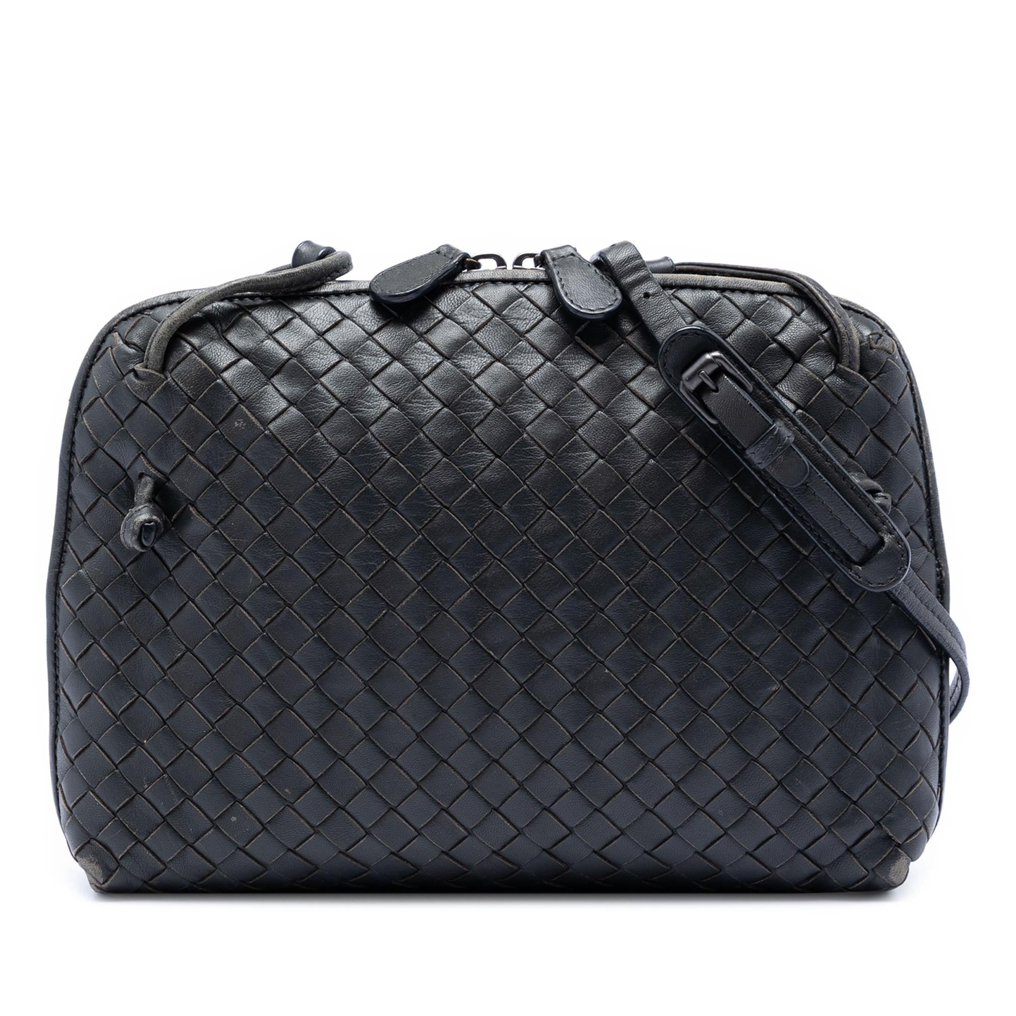 Bottega Veneta Nappa Intrecciato Nodini Crossbody
