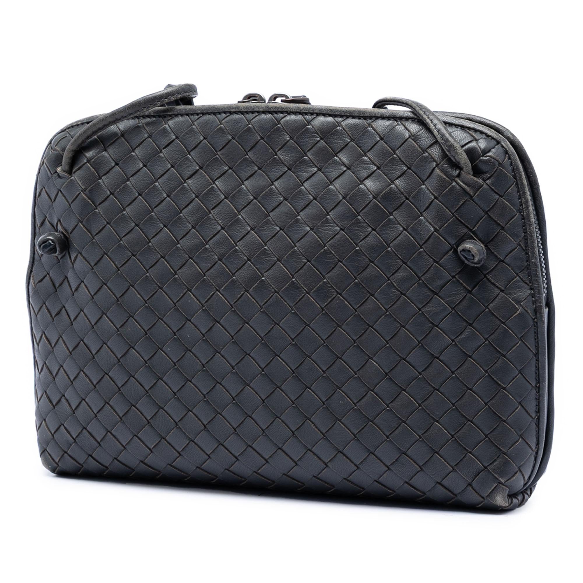Bottega Veneta Nappa Intrecciato Nodini Crossbody