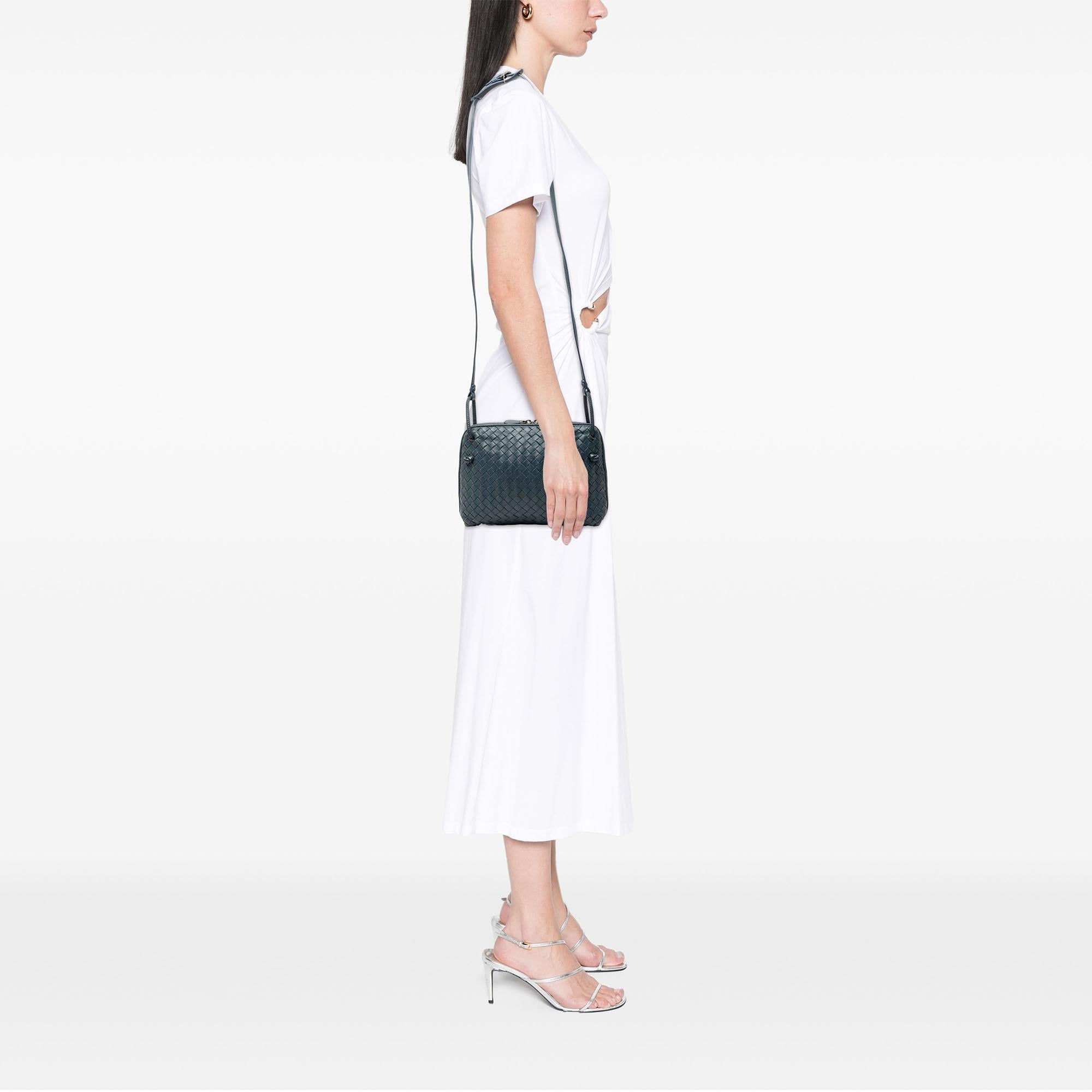 Bottega Veneta Nappa Intrecciato Nodini Crossbody