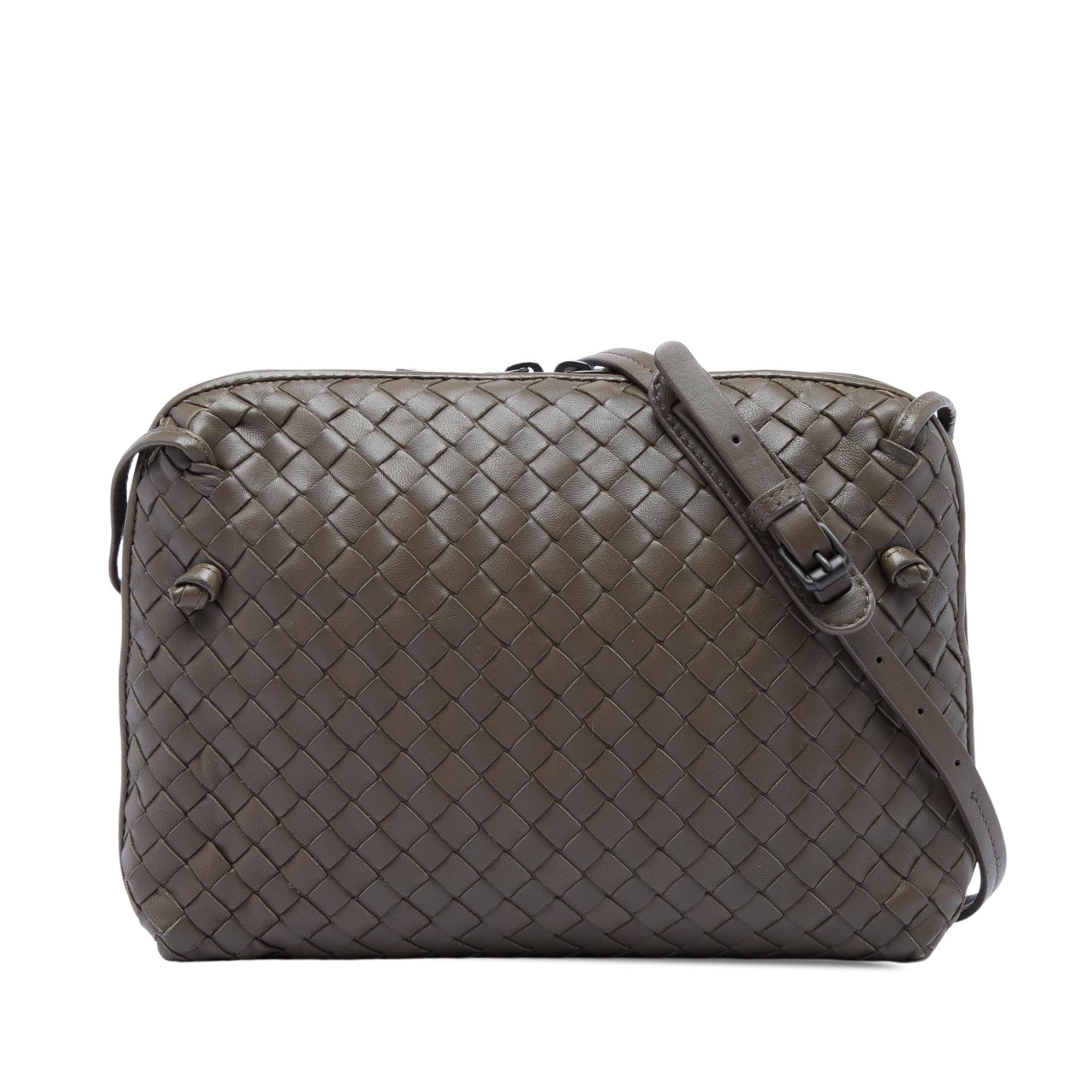 Bottega Veneta Nappa Intrecciato Nodini Crossbody