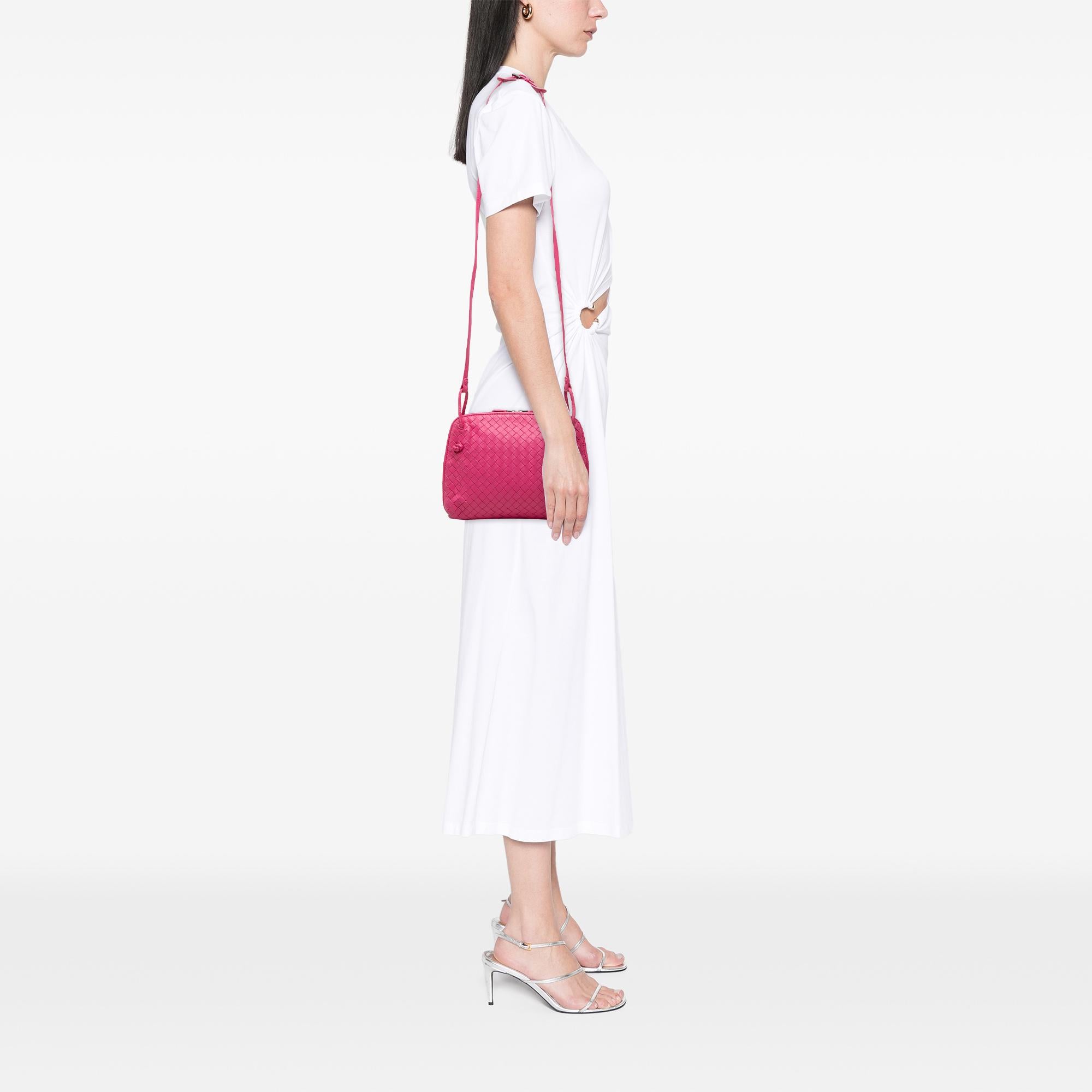 Bottega Veneta Nappa Intrecciato Nodini Crossbody