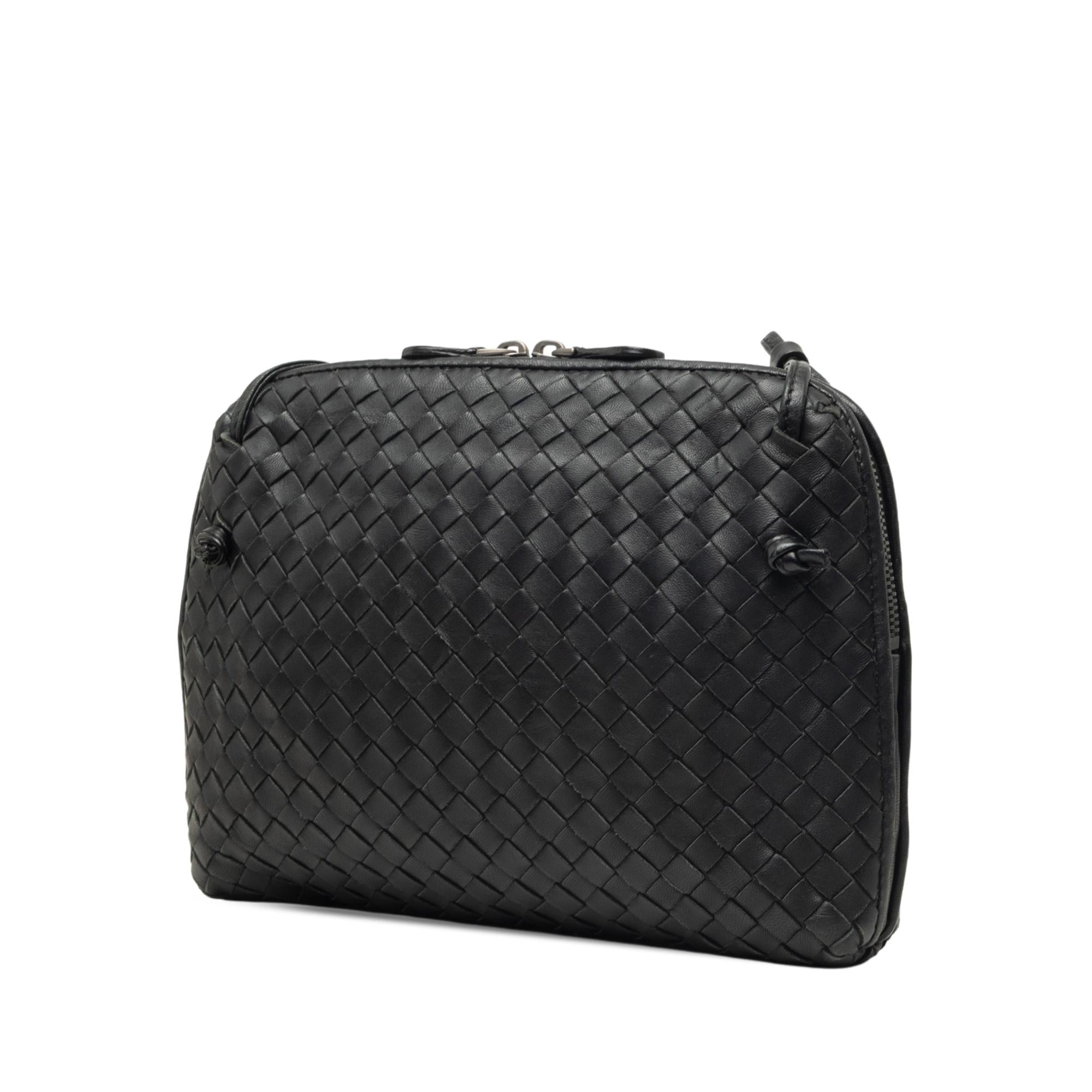 Bottega Veneta Nappa Intrecciato Nodini Crossbody