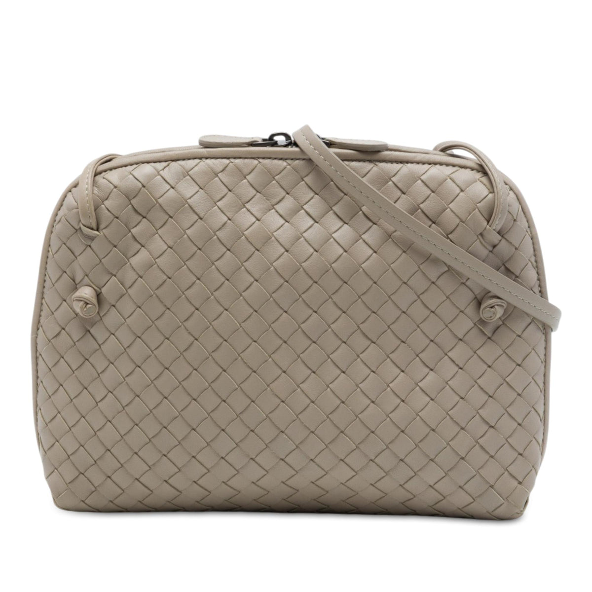 Bottega Veneta Nappa Intrecciato Nodini Crossbody