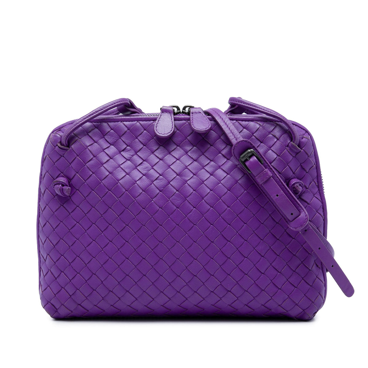 Bottega Veneta Nappa Intrecciato Nodini Crossbody
