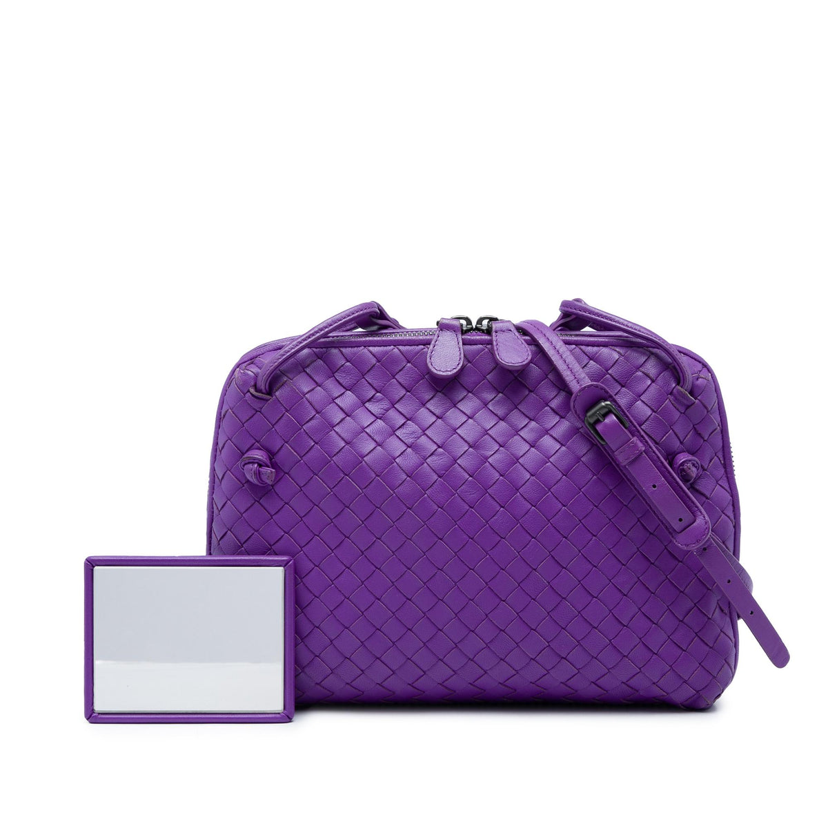 Bottega Veneta Nappa Intrecciato Nodini Crossbody