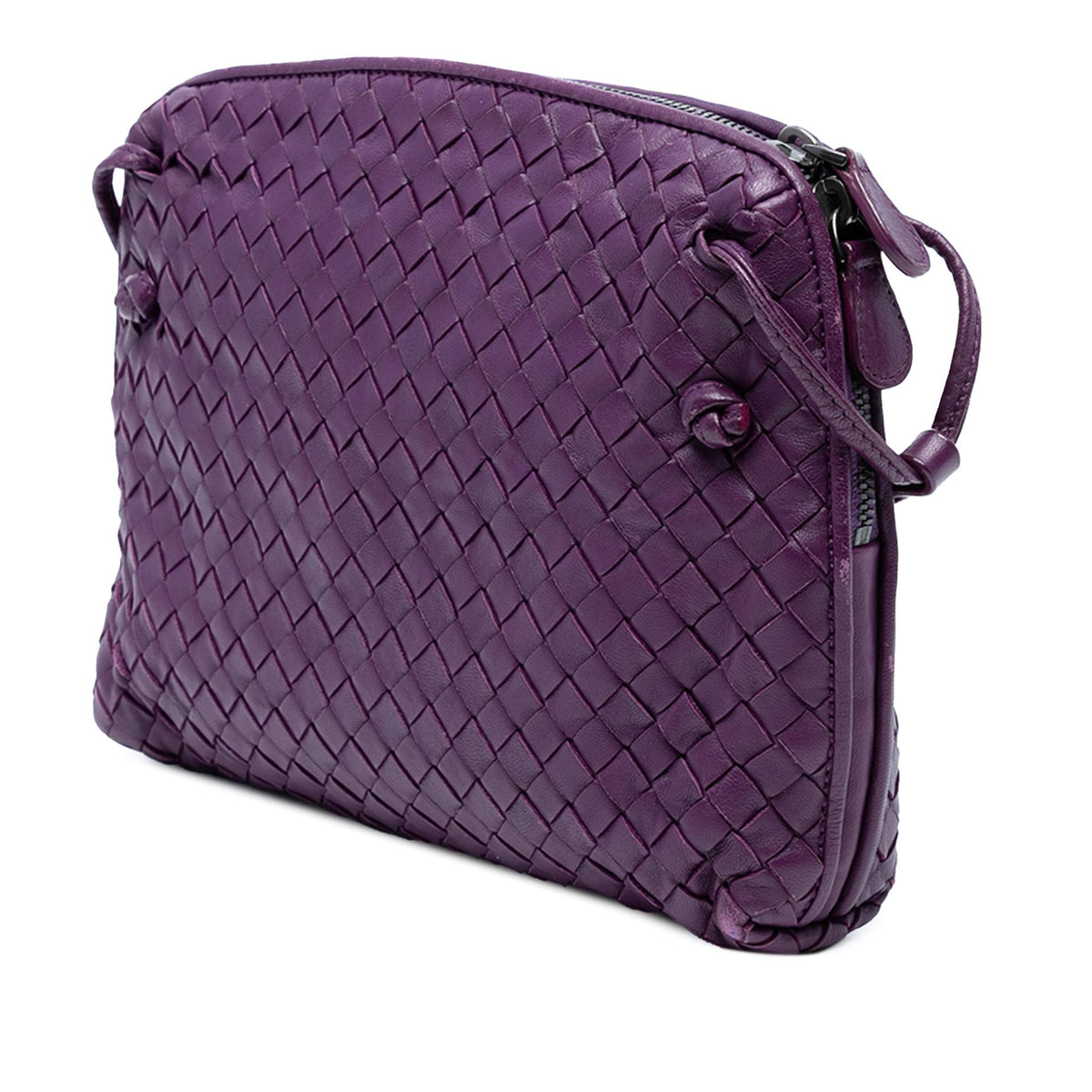 Bottega Veneta Nappa Intrecciato Nodini Crossbody
