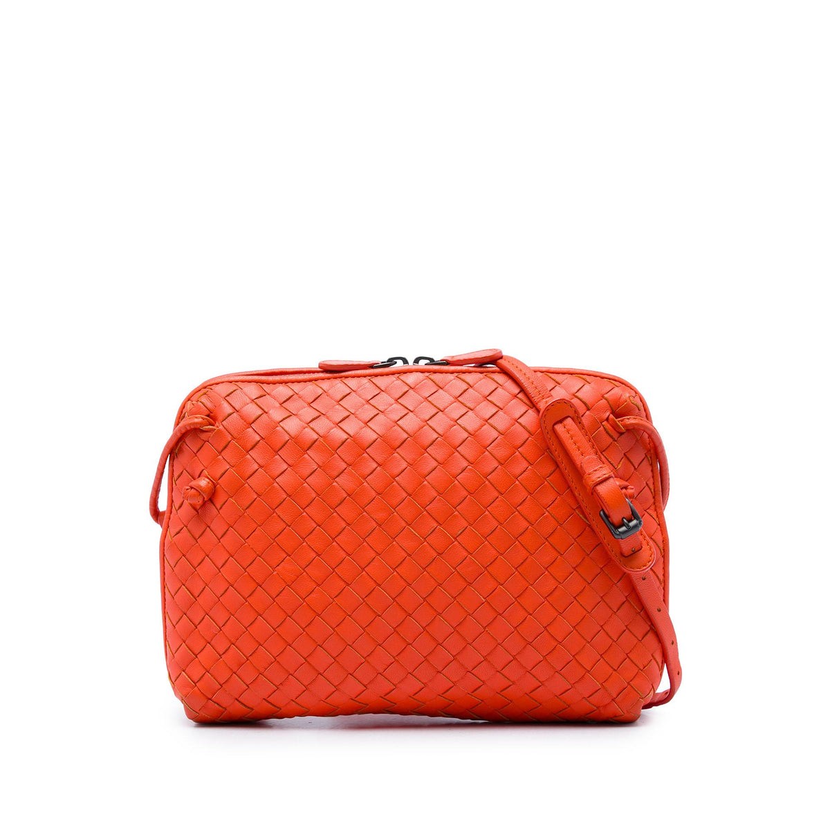Bottega Veneta Nappa Intrecciato Nodini Crossbody