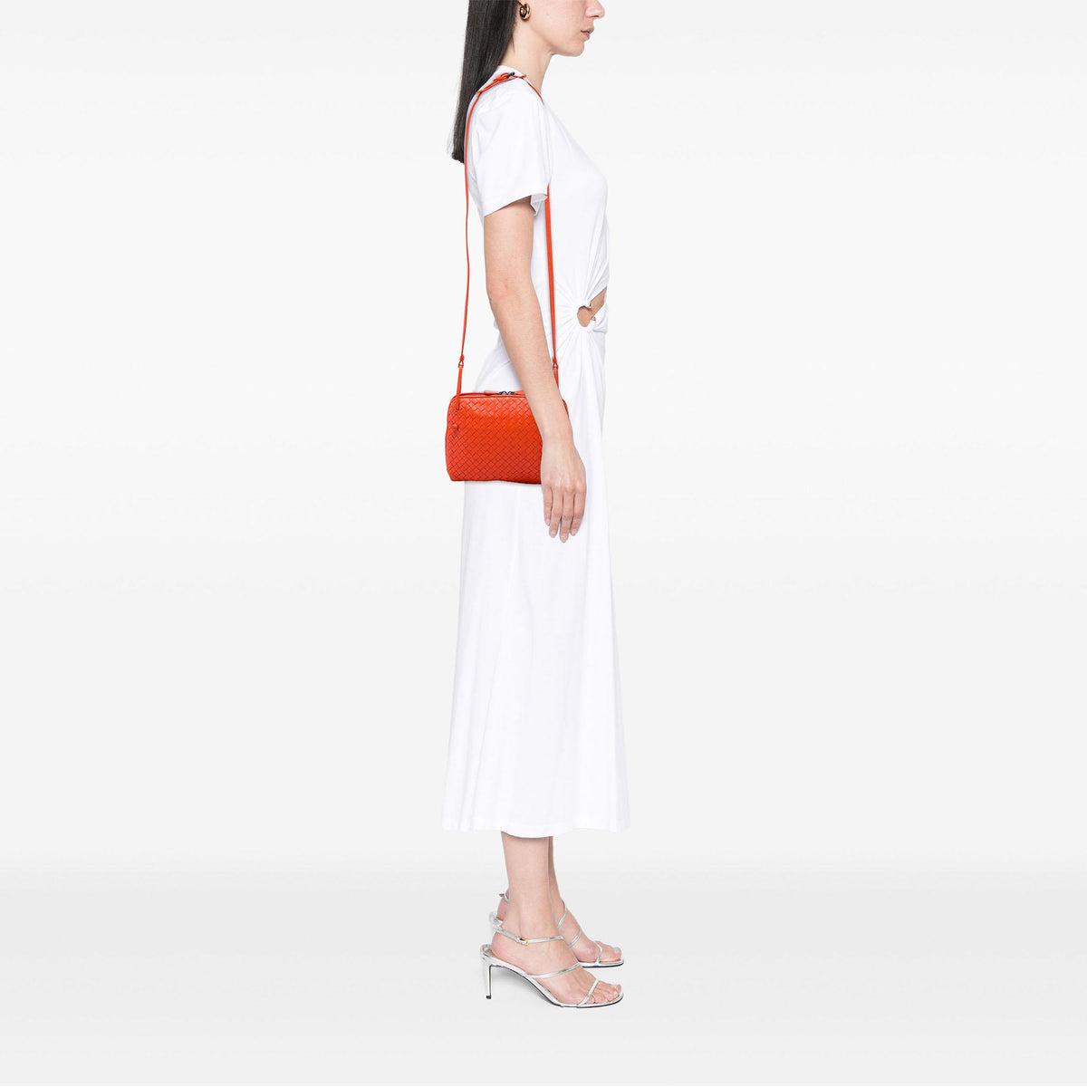 Bottega Veneta Nappa Intrecciato Nodini Crossbody