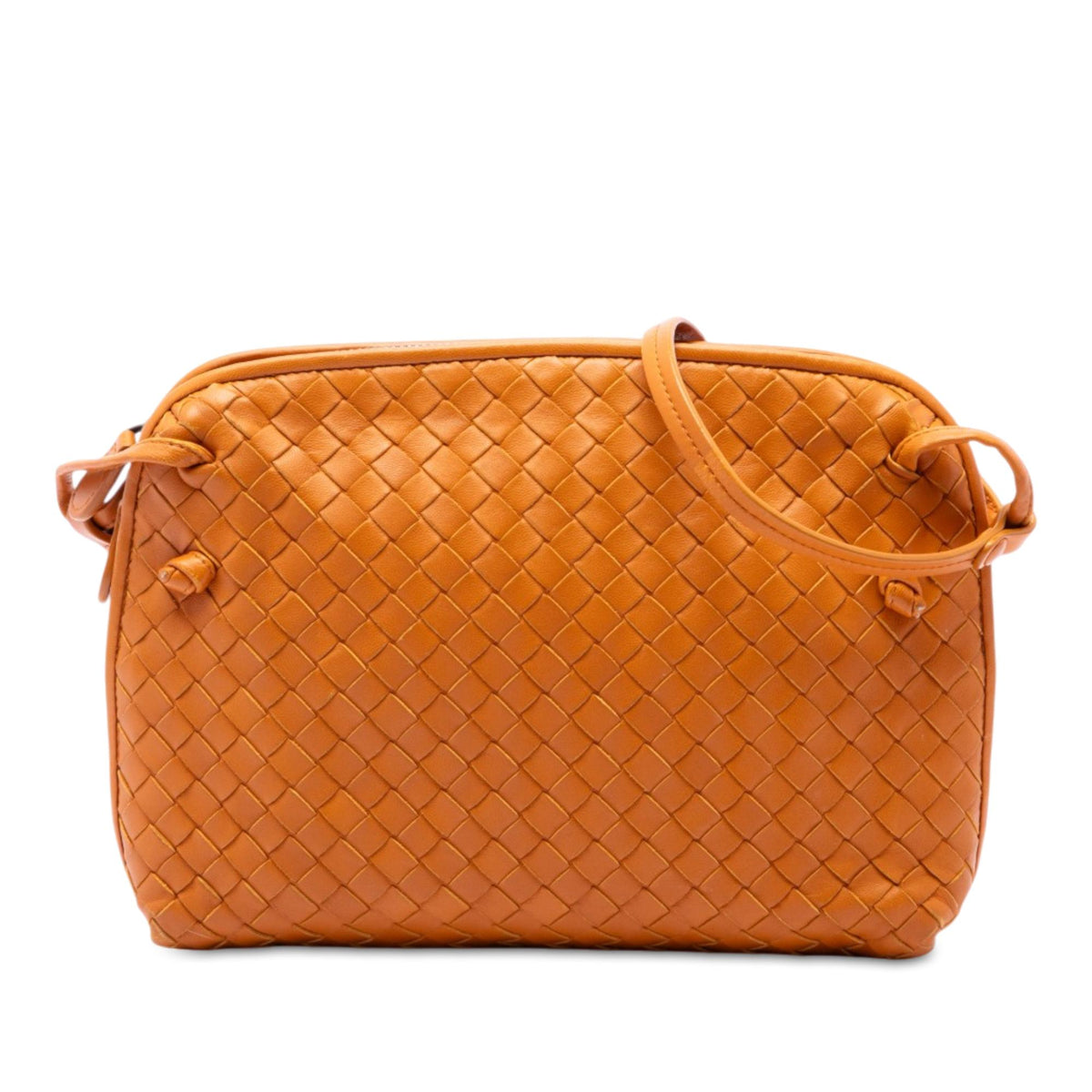 Bottega Veneta Nappa Intrecciato Nodini Crossbody
