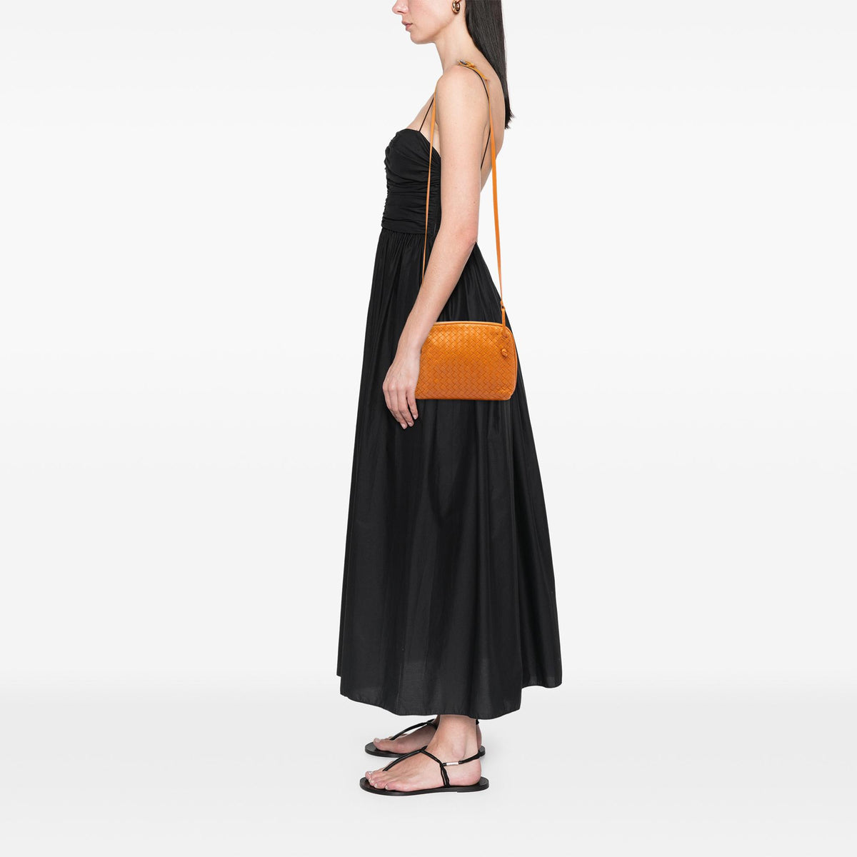Bottega Veneta Nappa Intrecciato Nodini Crossbody