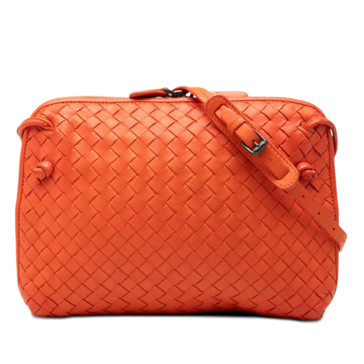 Bottega Veneta Nappa Intrecciato Nodini Crossbody