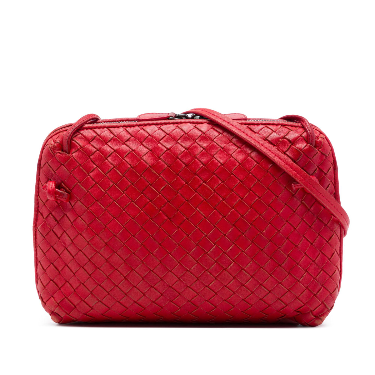 Bottega Veneta Nappa Intrecciato Nodini Crossbody