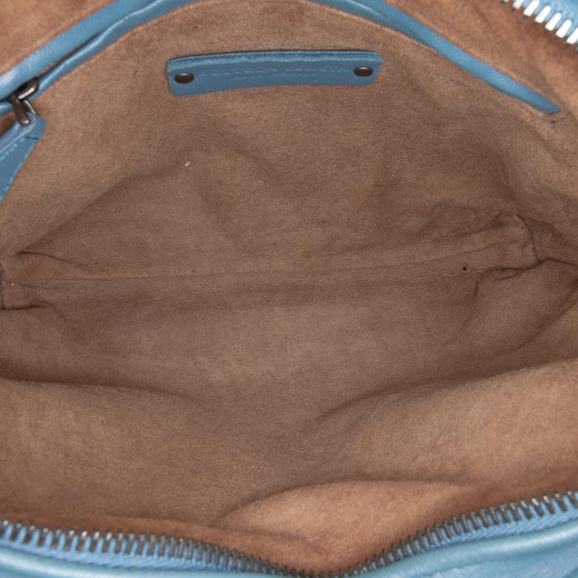 Bottega Veneta Nappa Intrecciato Nodini Double Zip Crossbody