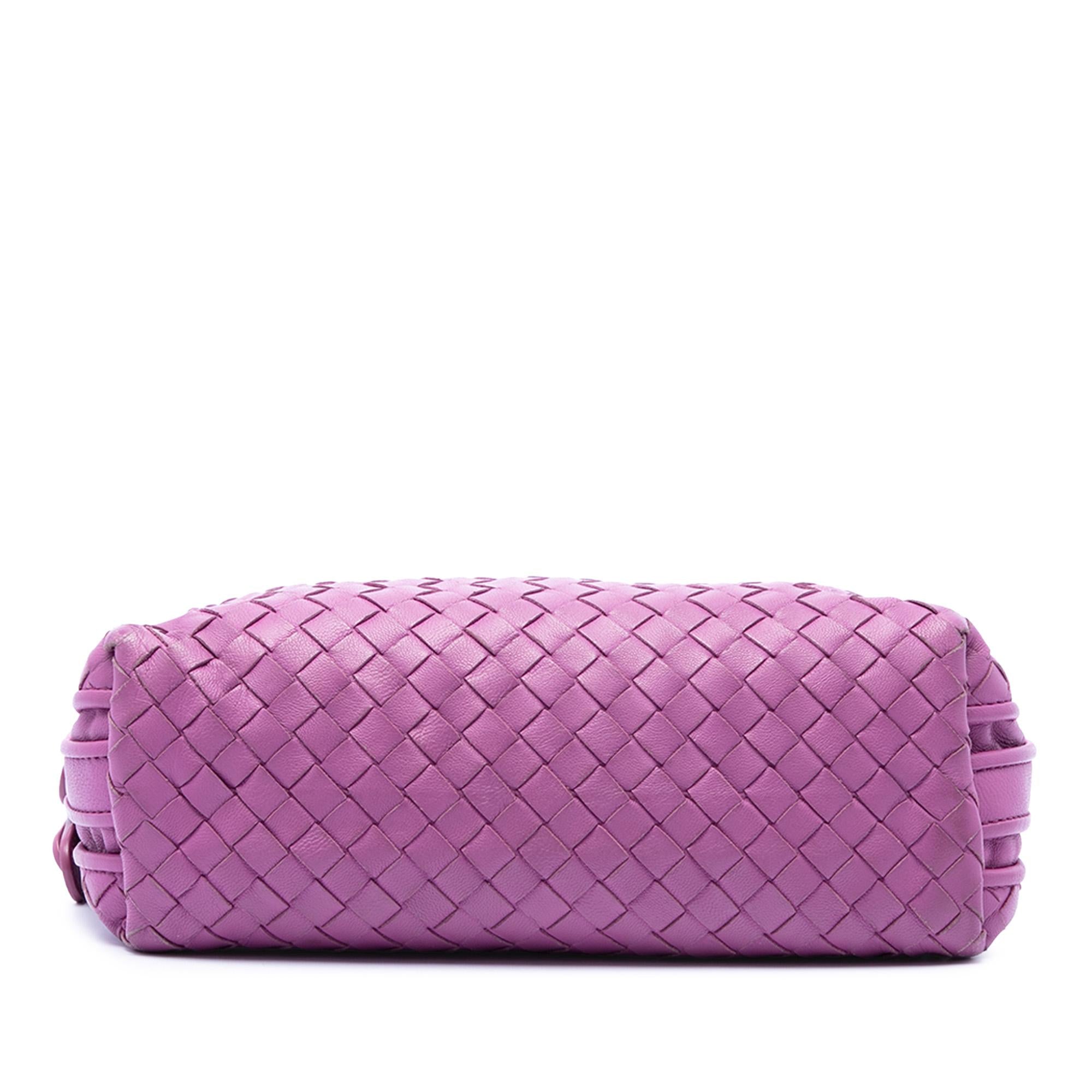 Bottega Veneta Nappa Intrecciato Nodini Double Zip Crossbody