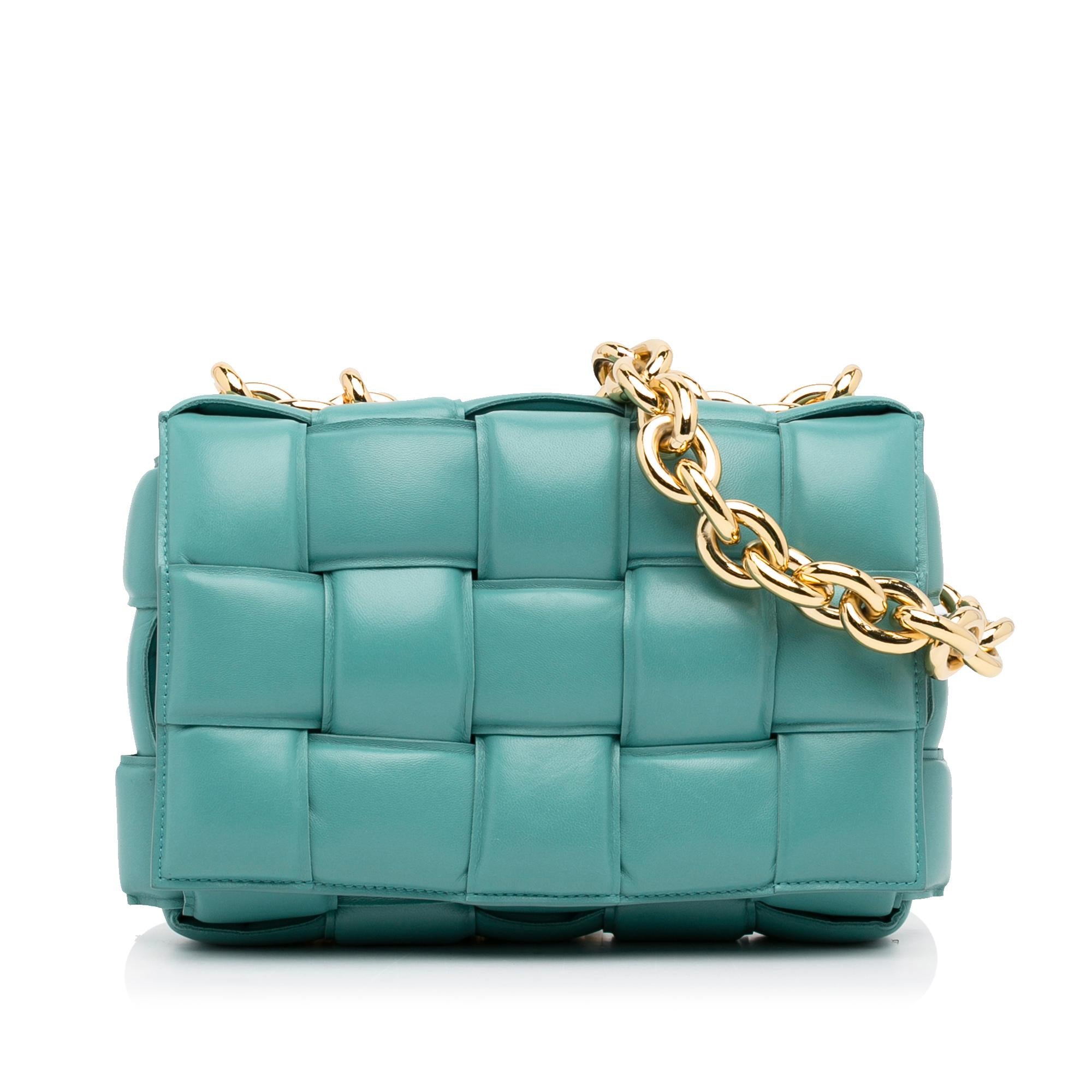 Bottega Veneta Nappa Intrecciato Padded Chain Cassette Satchel