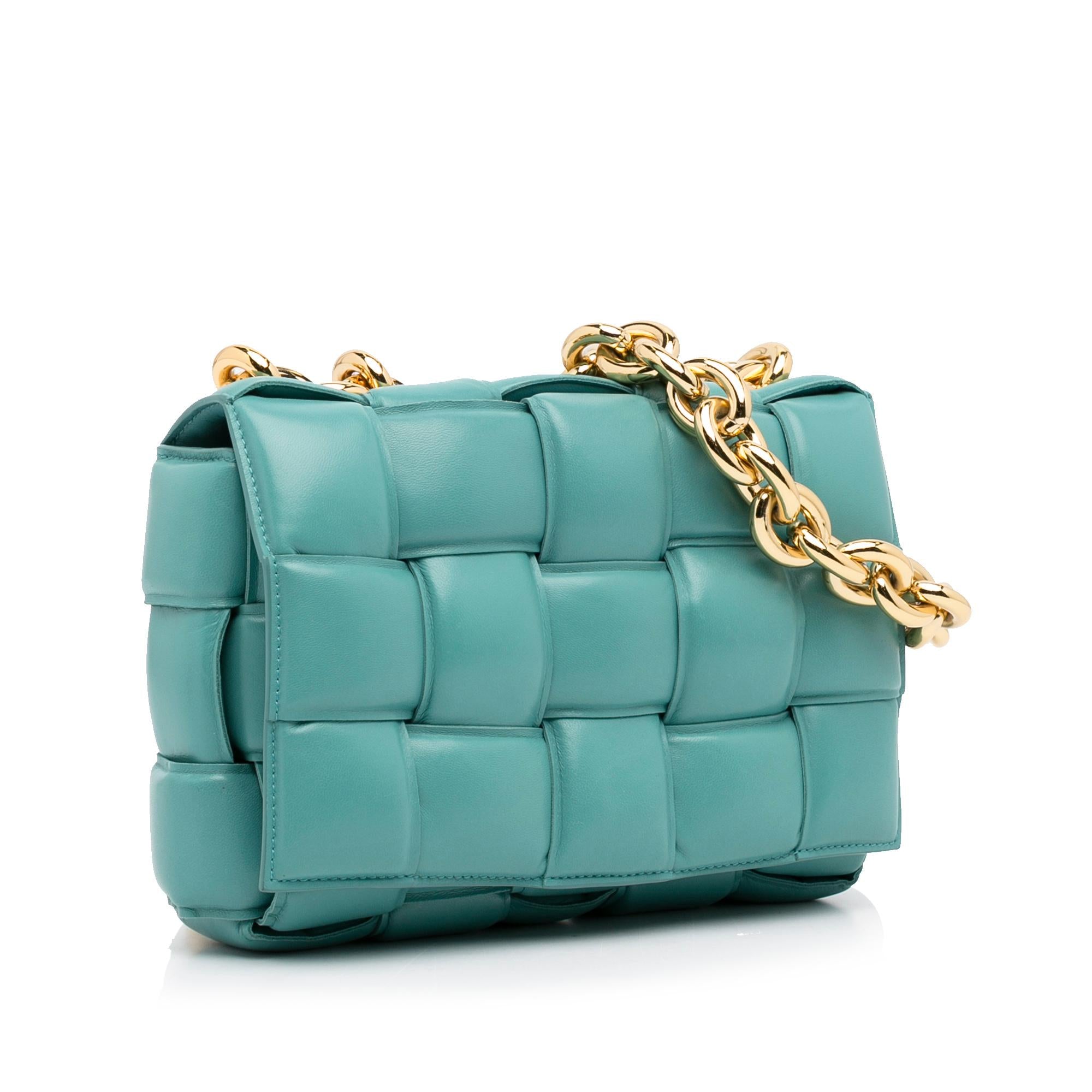 Bottega Veneta Nappa Intrecciato Padded Chain Cassette Satchel