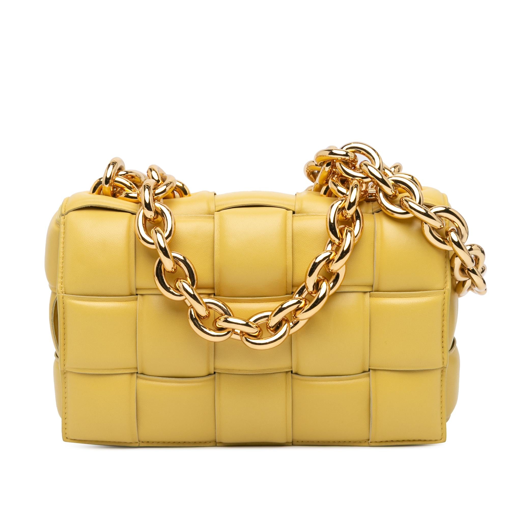 Bottega Veneta Nappa Intrecciato Padded Chain Cassette Satchel
