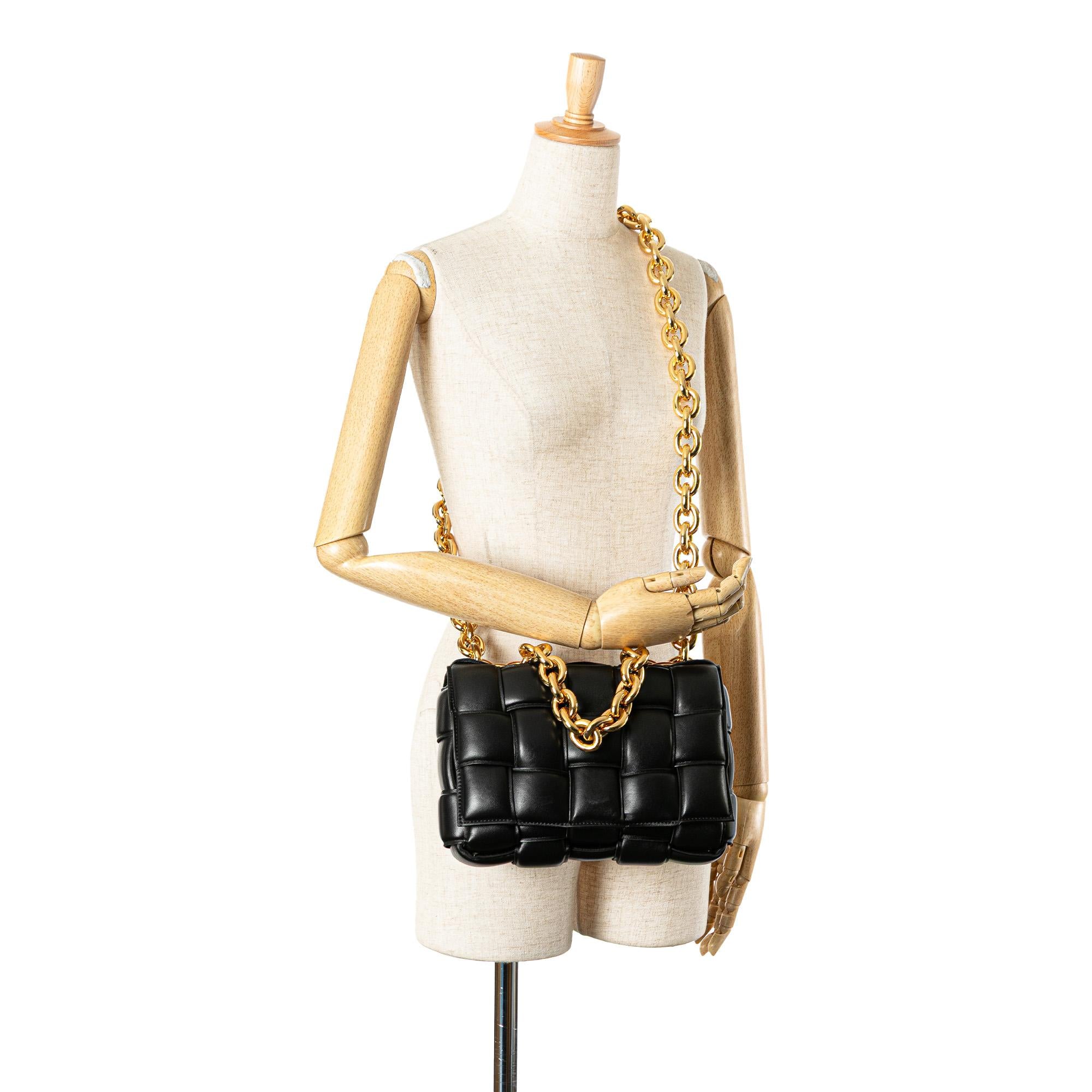 Bottega Veneta Nappa Intrecciato Padded Chain Cassette Satchel