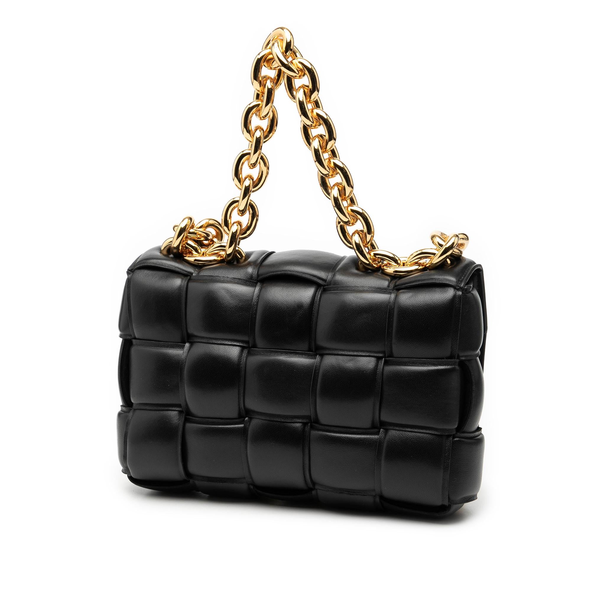 Bottega Veneta Nappa Intrecciato Padded Chain Cassette Satchel