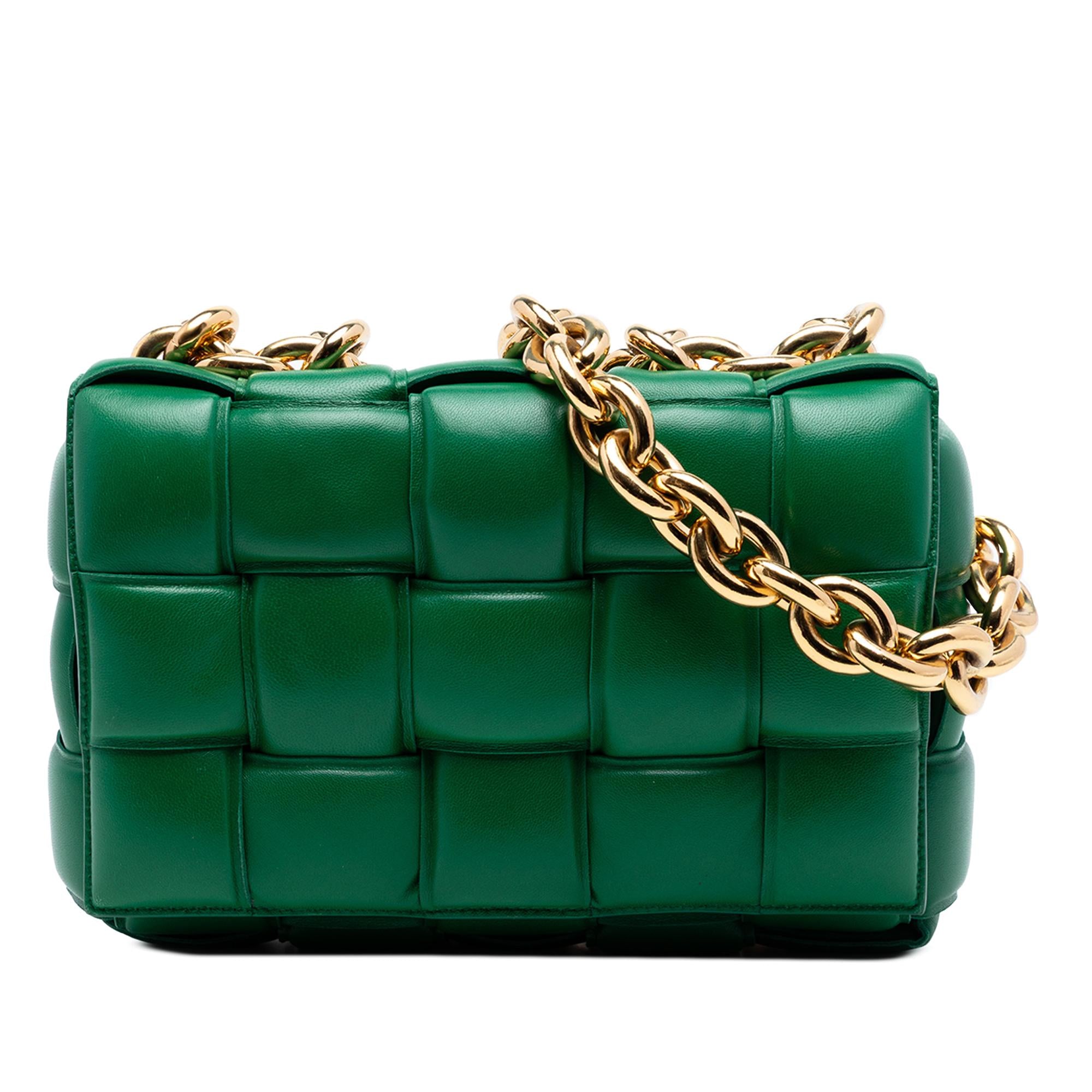 Bottega Veneta Nappa Intrecciato Padded Chain Cassette Satchel