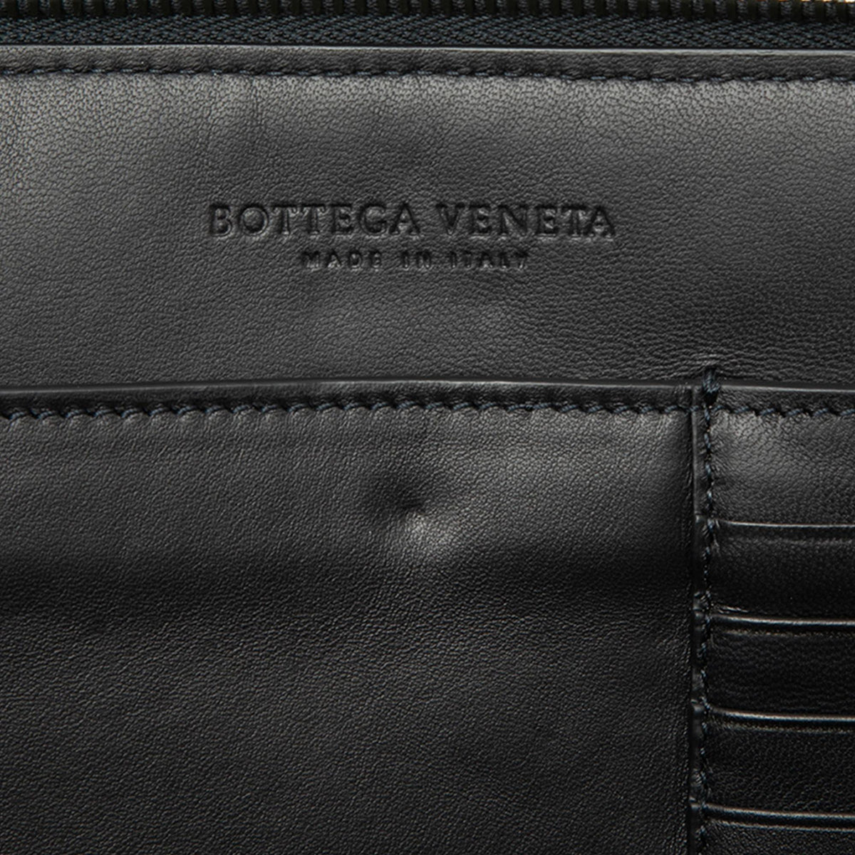 Bottega Veneta Nappa Intrecciato Polka Dot Document Wristlet Clutch
