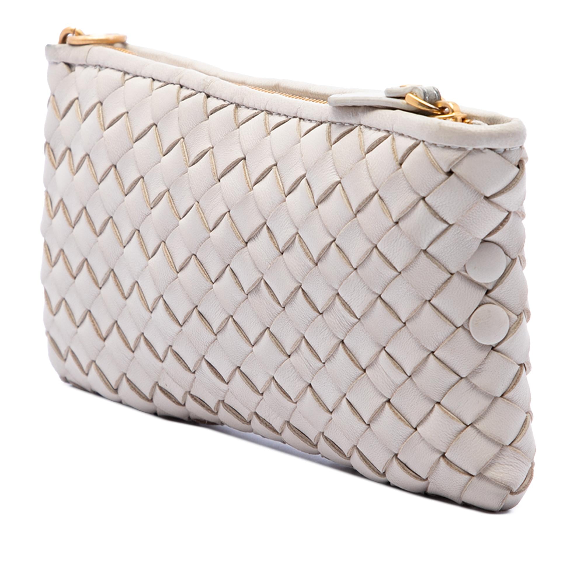 Bottega Veneta Nappa Intrecciato Pouch On Strap