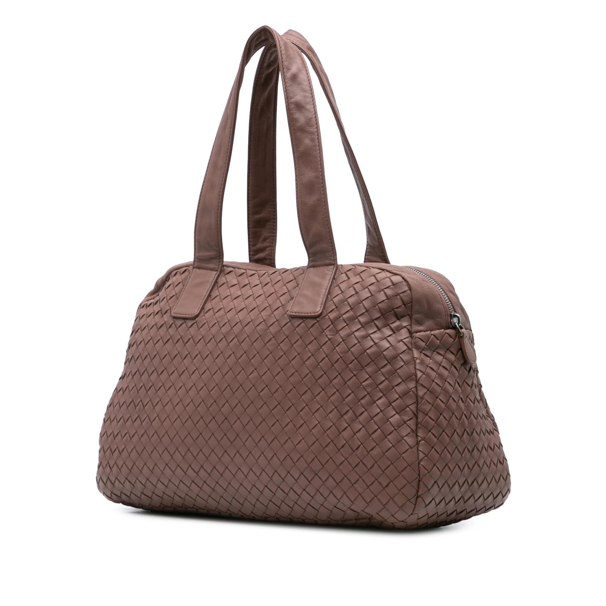 Bottega Veneta Nappa Intrecciato Shoulder Bag