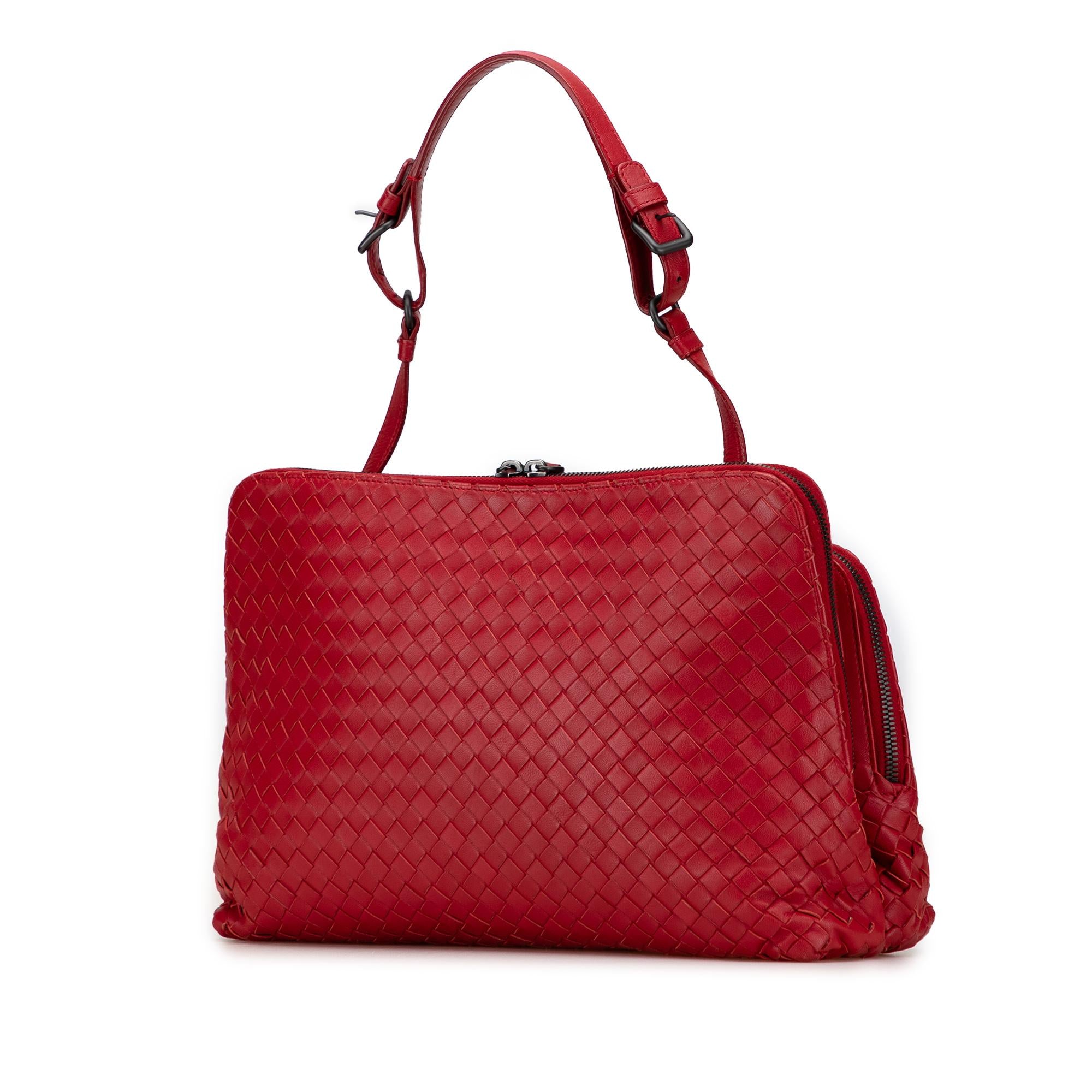 Bottega Veneta Nappa Intrecciato Shoulder Bag