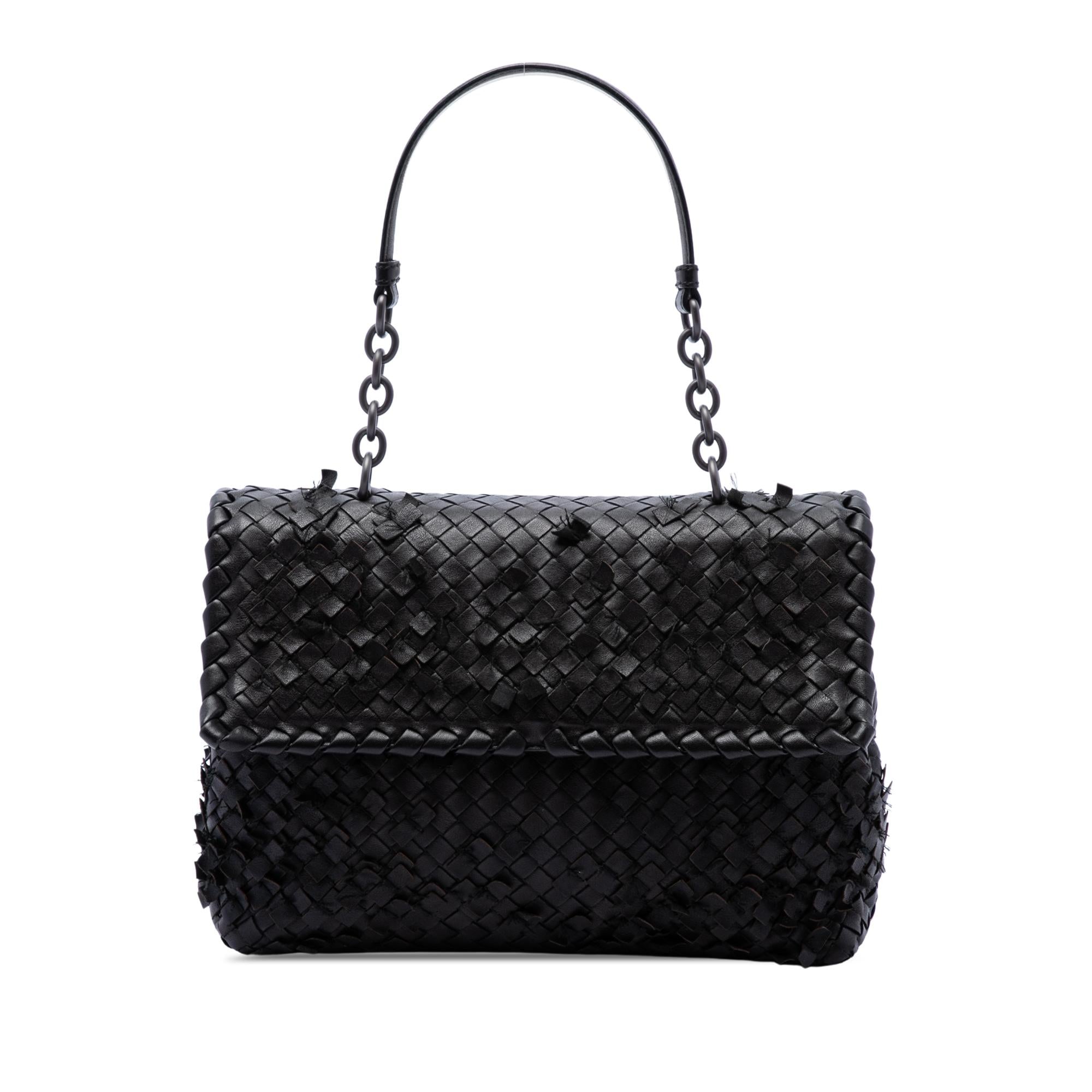 Bottega Veneta Nappa Intrecciato Tobu Olimpia Shoulder Bag