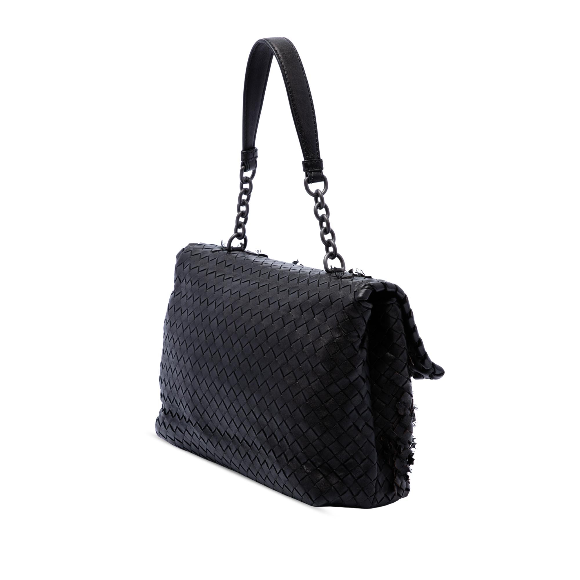 Bottega Veneta Nappa Intrecciato Tobu Olimpia Shoulder Bag
