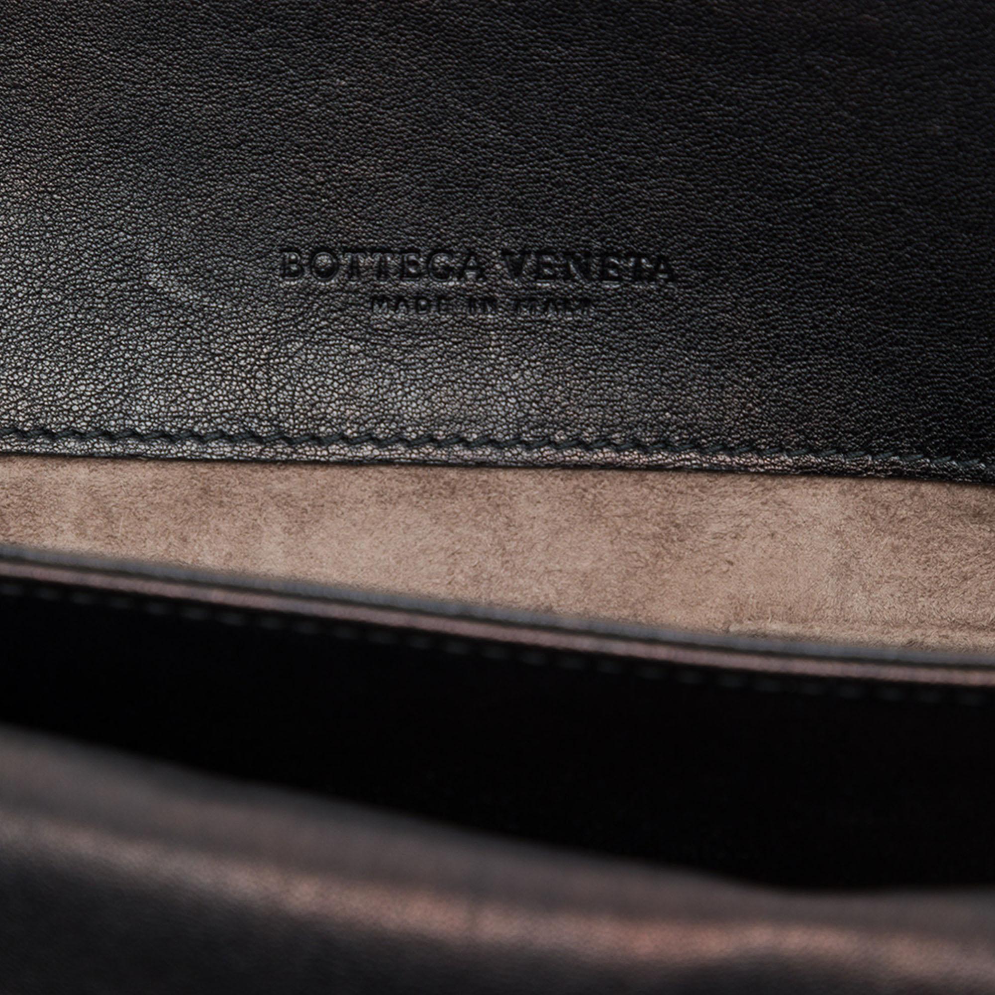 Bottega Veneta Nappa Intrecciato Tobu Olimpia Shoulder Bag