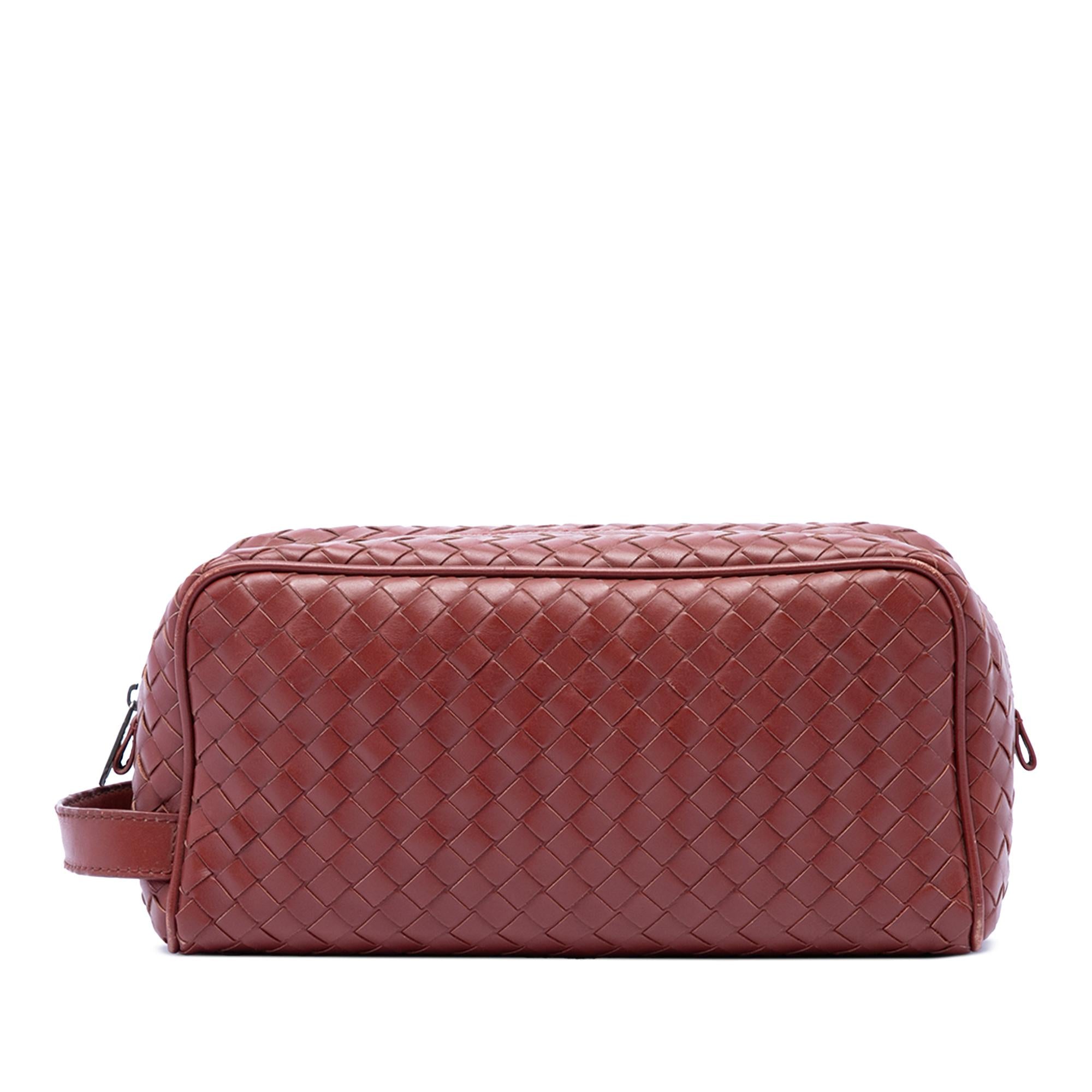 Bottega Veneta Nappa Intrecciato Travel Pouch