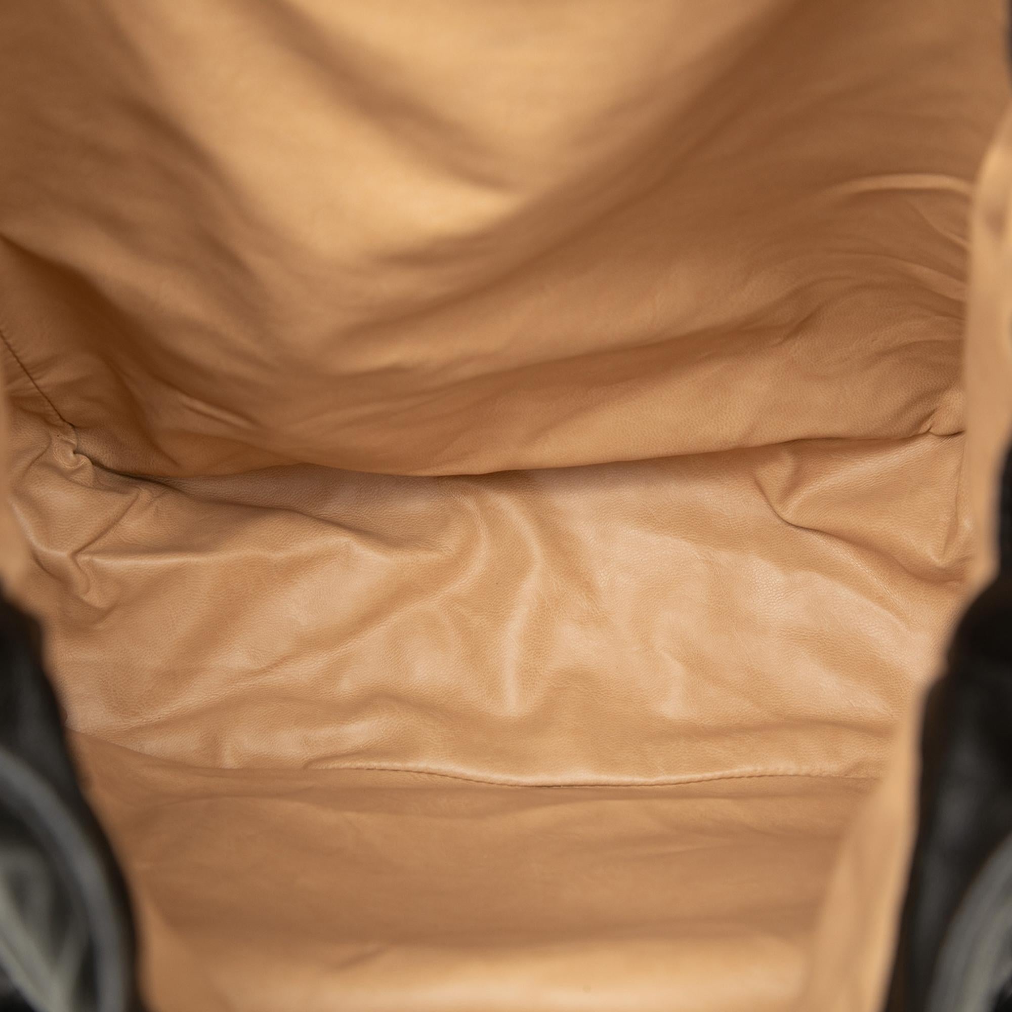 Bottega Veneta Nappa Intrecciato Trimmed Drawstring Flap Backpack