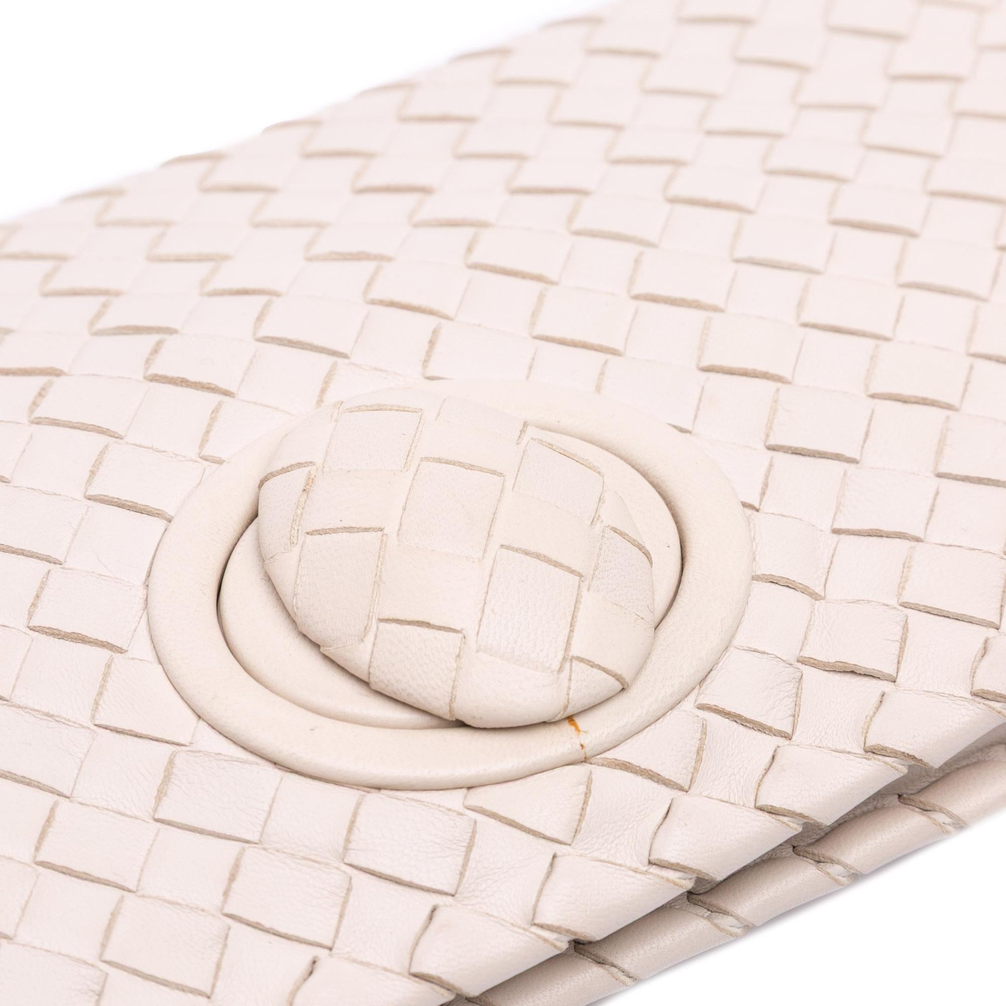 Bottega Veneta Nappa Intrecciato Turn Lock Clutch
