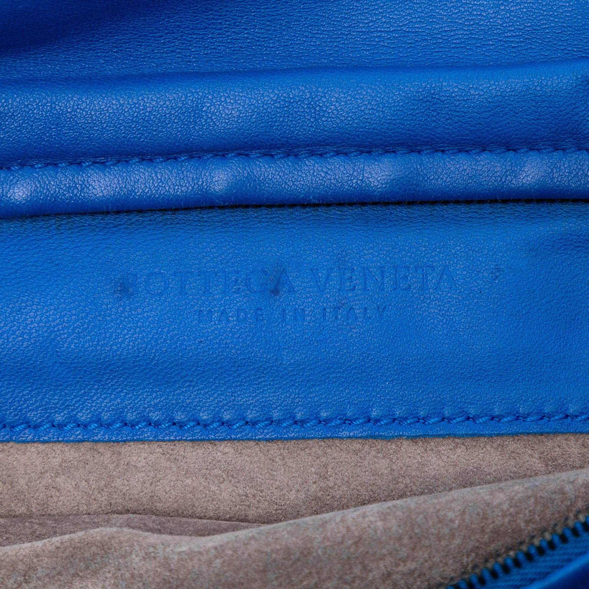 Bottega Veneta Nappa Intrecciato Turn Lock Clutch