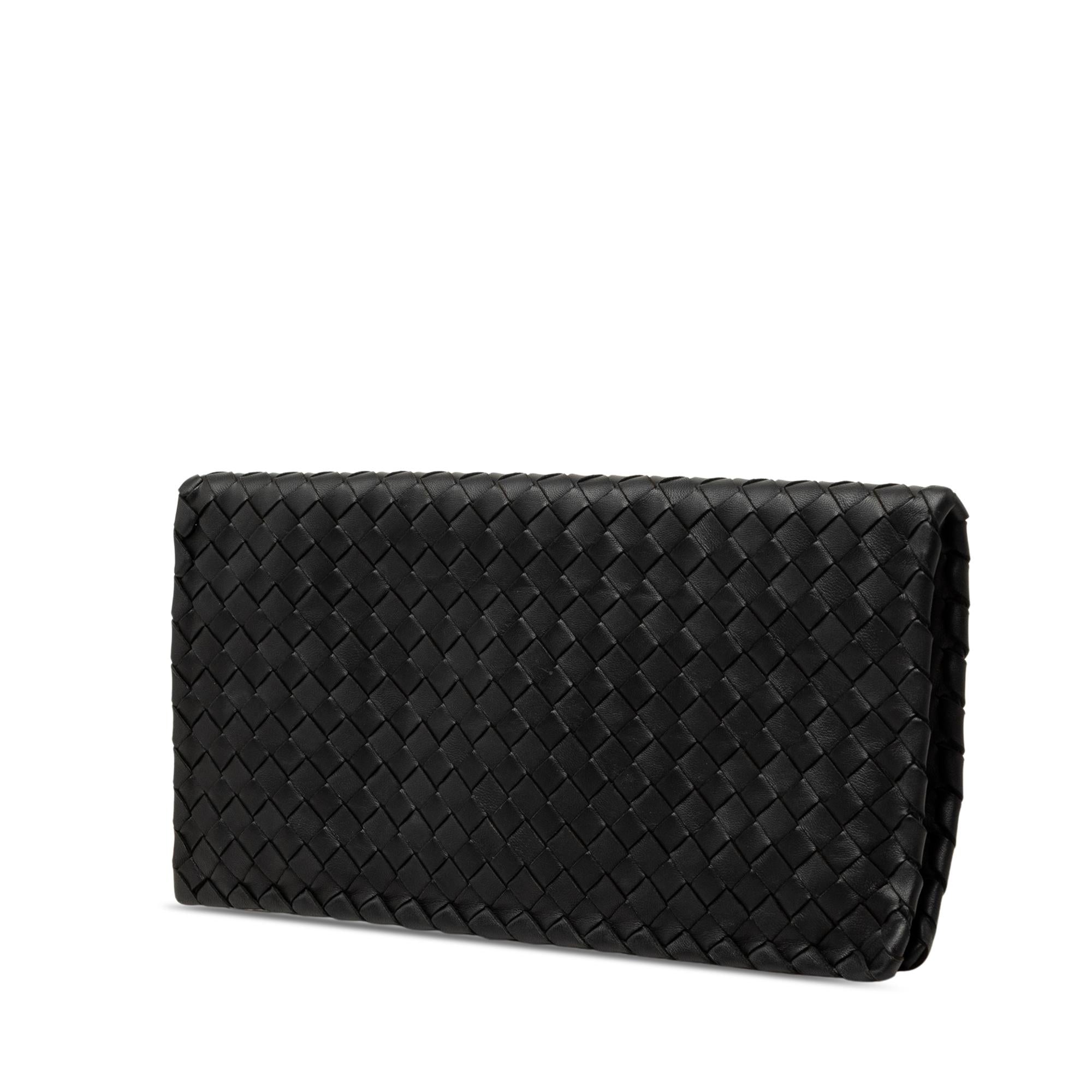 Bottega Veneta Nappa Intrecciato Turn Lock Clutch