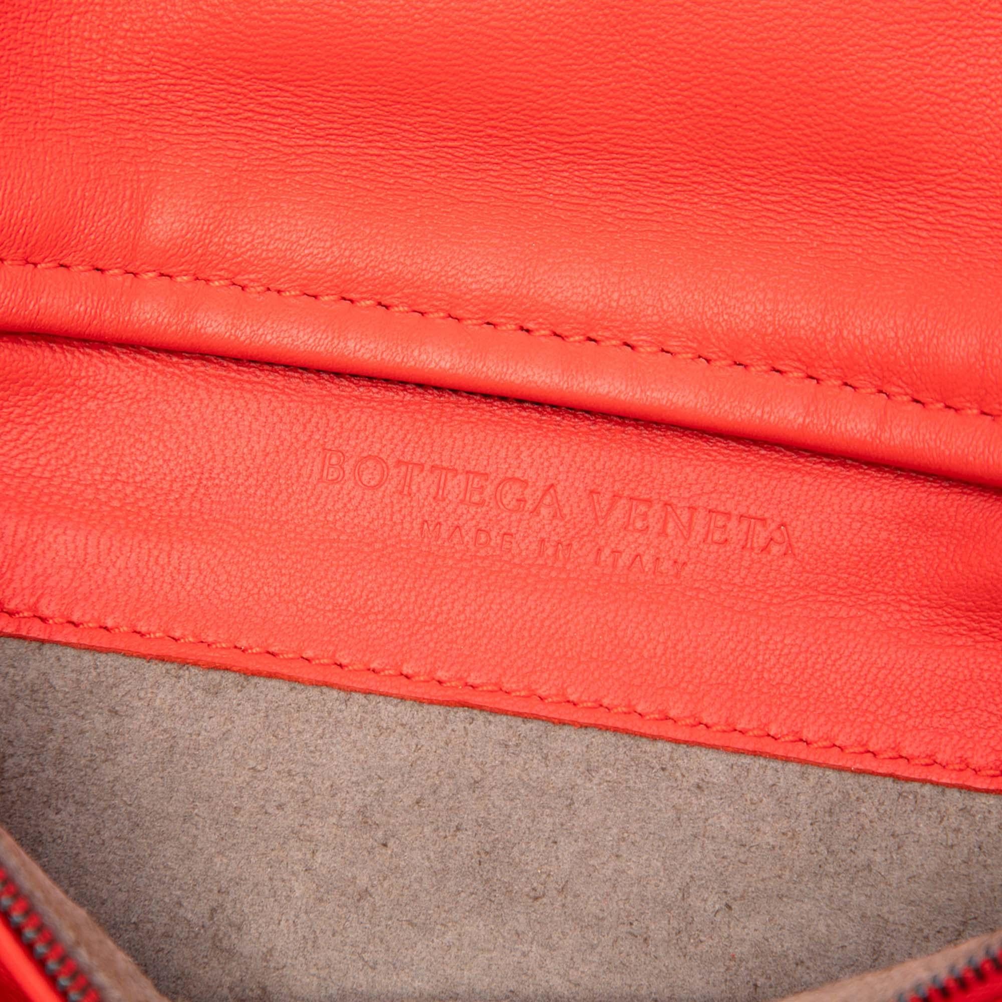 Bottega Veneta Nappa Intrecciato Turn Lock Clutch